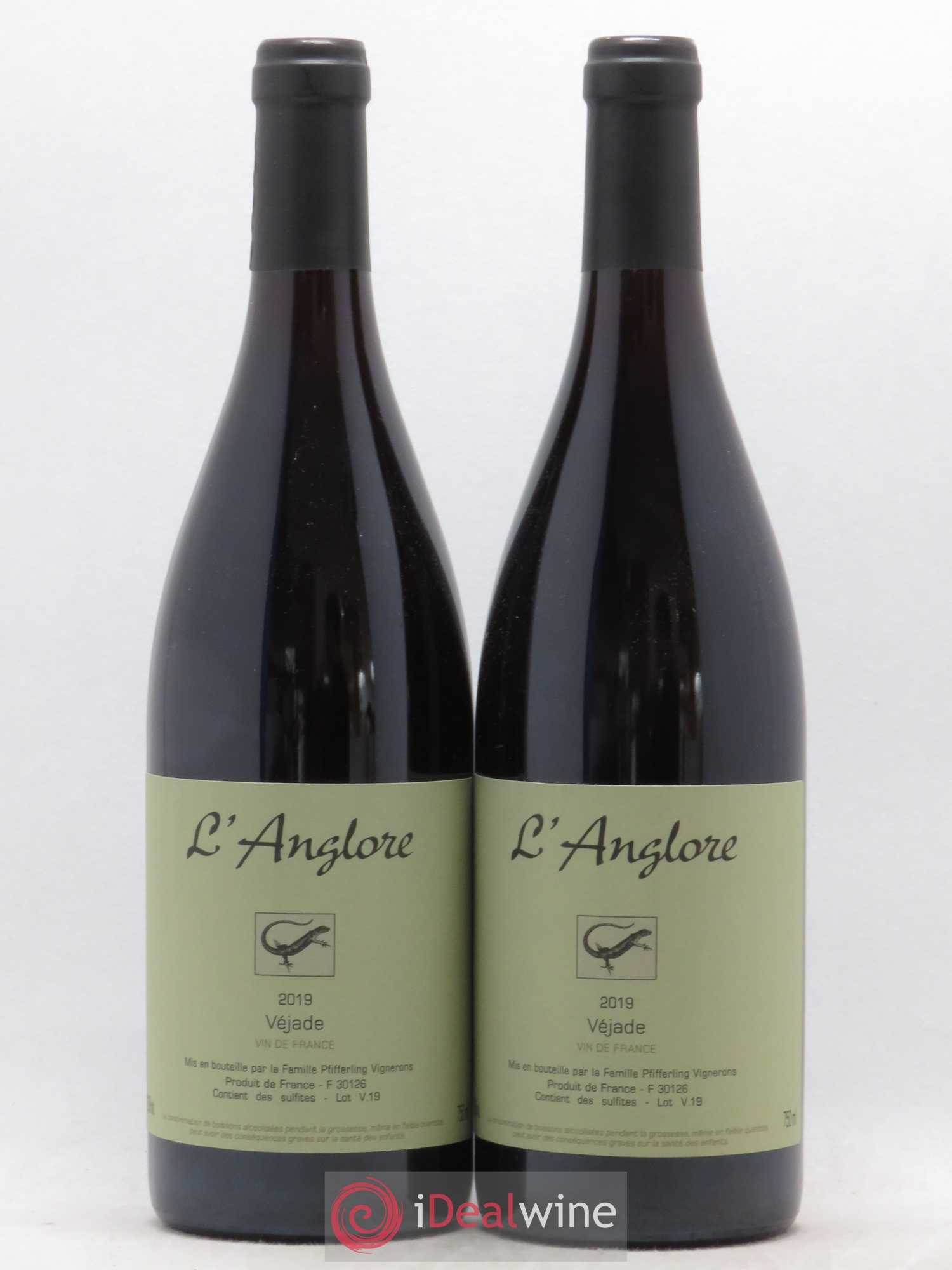Vin de France Véjade L'Anglore 2019 - Lot de 2 bouteilles - 0