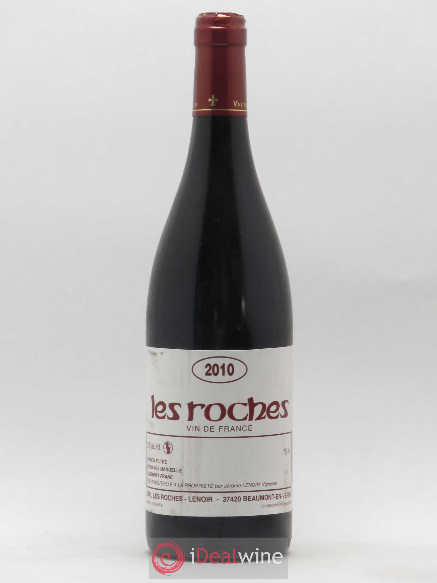 Vin de France Les Roches Lenoir 2010 - Lot de 1 bouteille - 0