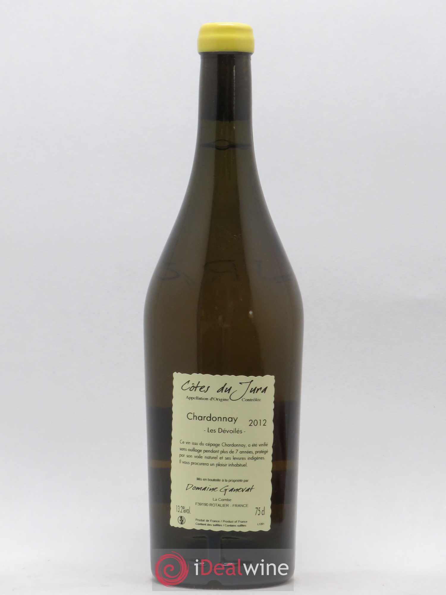 Côtes du Jura Les Dévoilés Chardonnay Jean Francois Ganevat 2012 - Posten von 1 Flasche - 1