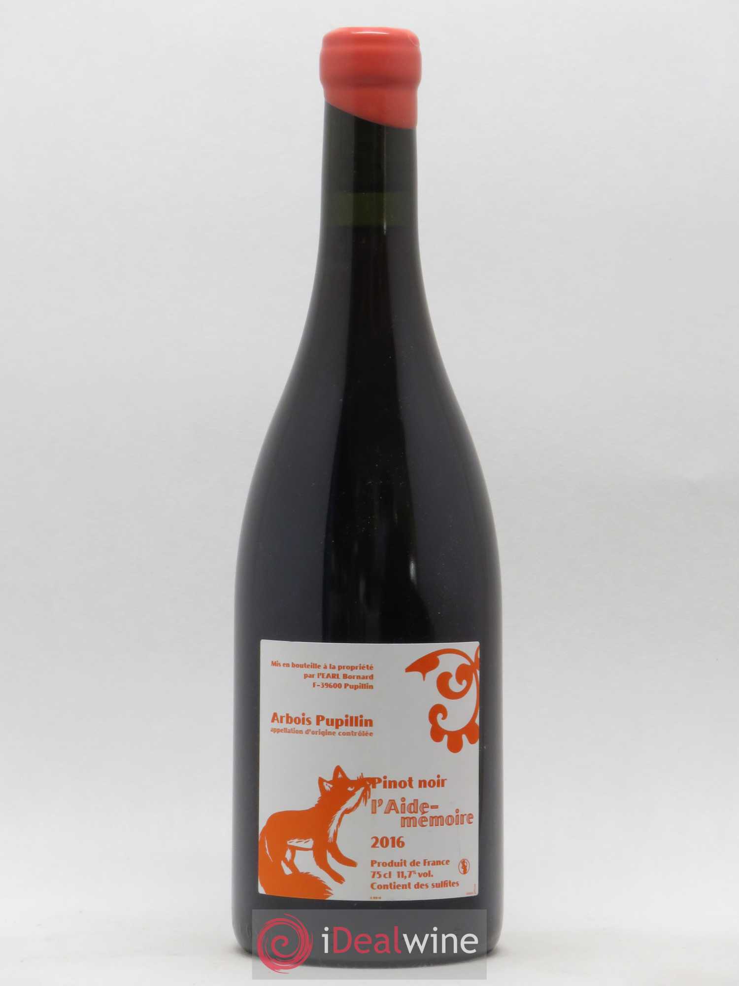 Arbois Pupillin Bornard L'Aide Memoire 2016 - Posten von 1 Flasche - 0