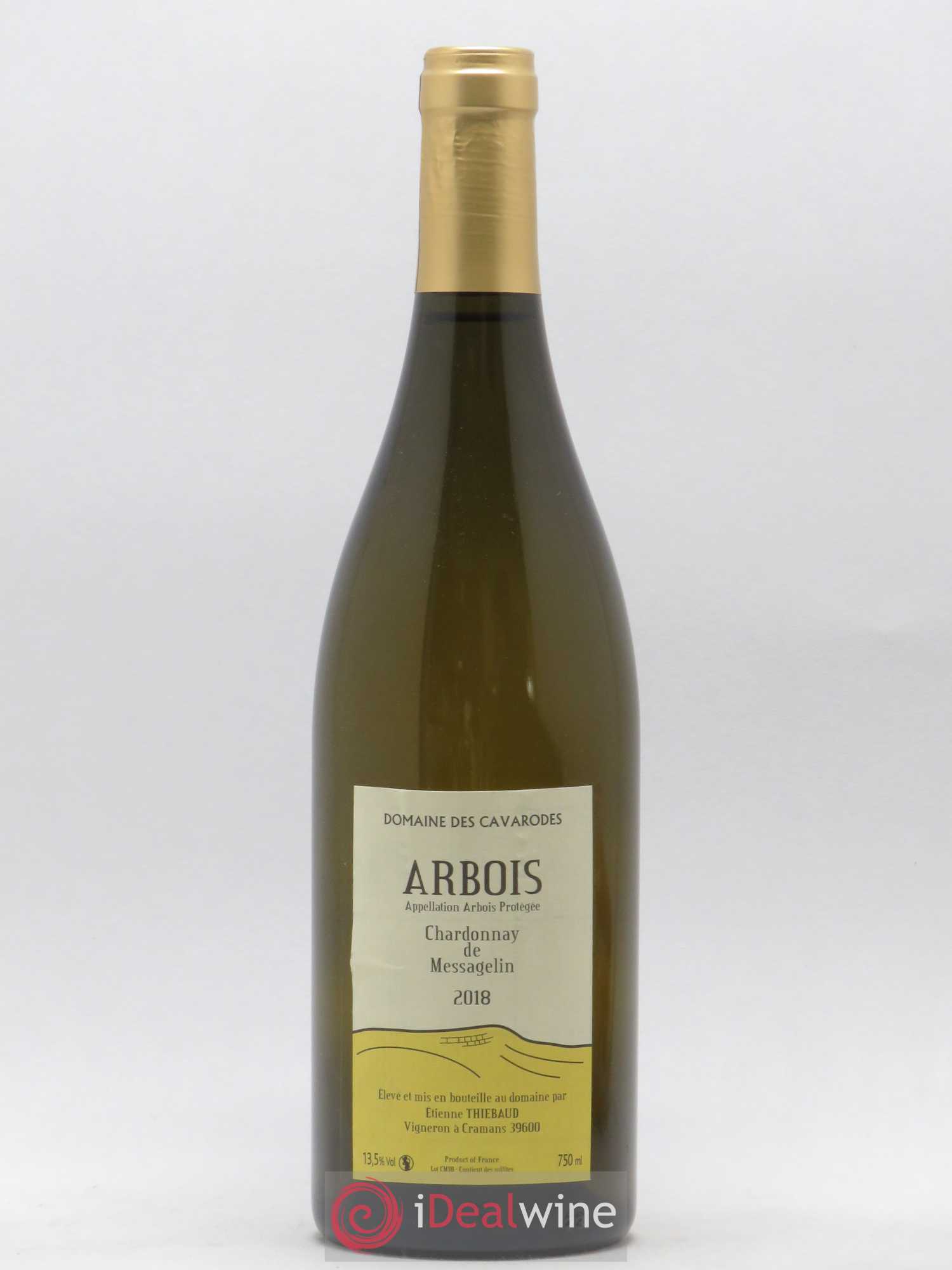 Arbois Chardonnay De Messagelin Domaine Des Cavarodes 2018 - Posten von 1 Flasche - 0