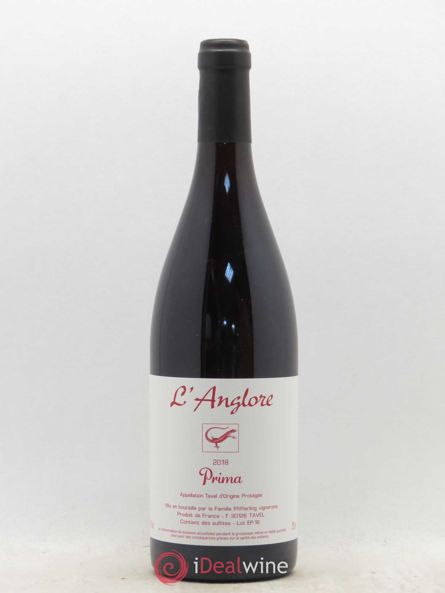 Tavel Prima L'Anglore 2018 - Lot de 1 bouteille - 0
