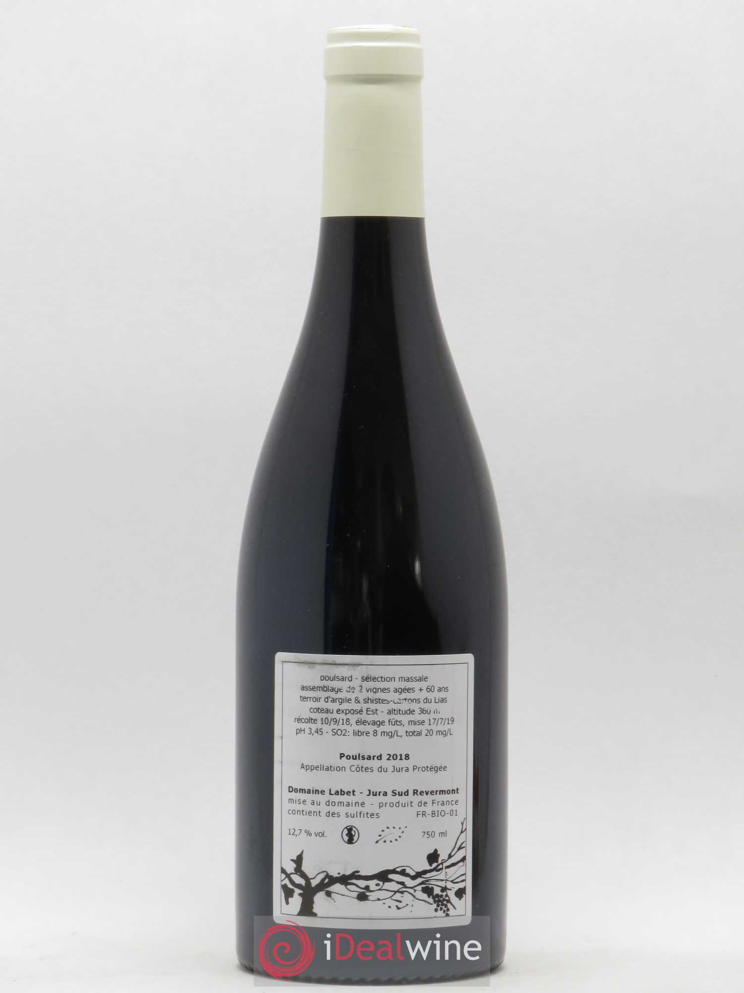 Côtes du Jura Poulsard Sélection Massale Labet 2018 - Posten von 1 Flasche - 1