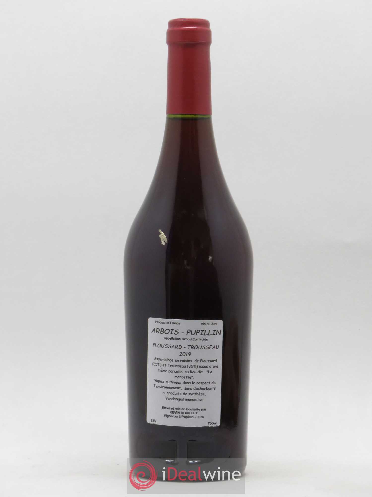 Arbois Pupillin Pepin Rouge Kevin Bouillet 2019 - Lot de 1 bouteille - 1
