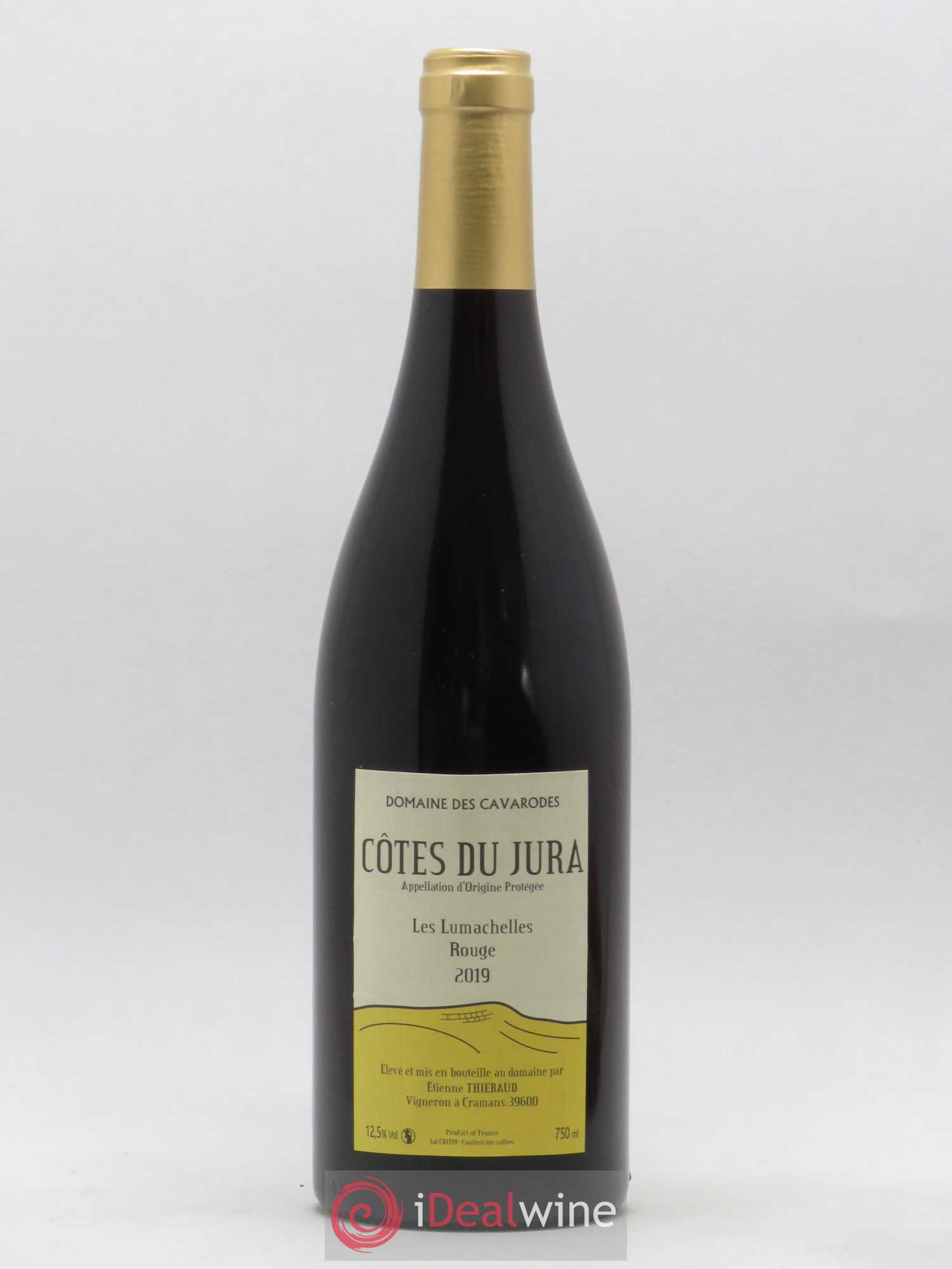 Côtes du Jura Trousseau Les Lumachelles Cavarodes (Domaine des) - Etienne Thiébaud 2019 - Lot de 1 bouteille - 0