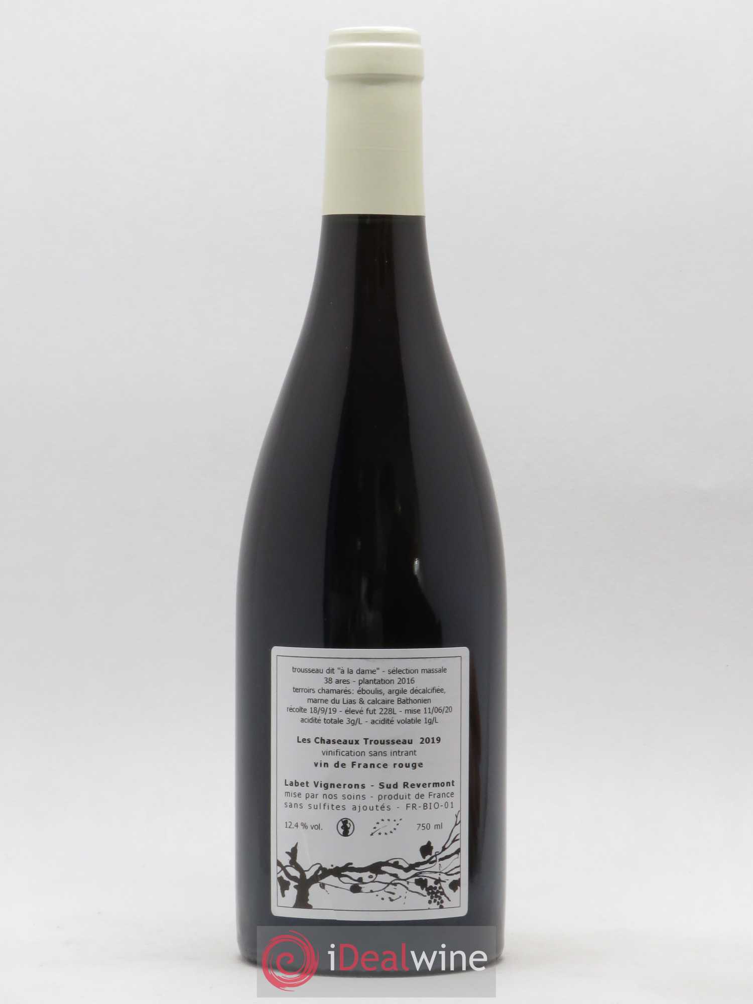 Vin de France Trousseau Les Chaseaux Labet 2019 - Posten von 1 Flasche - 1