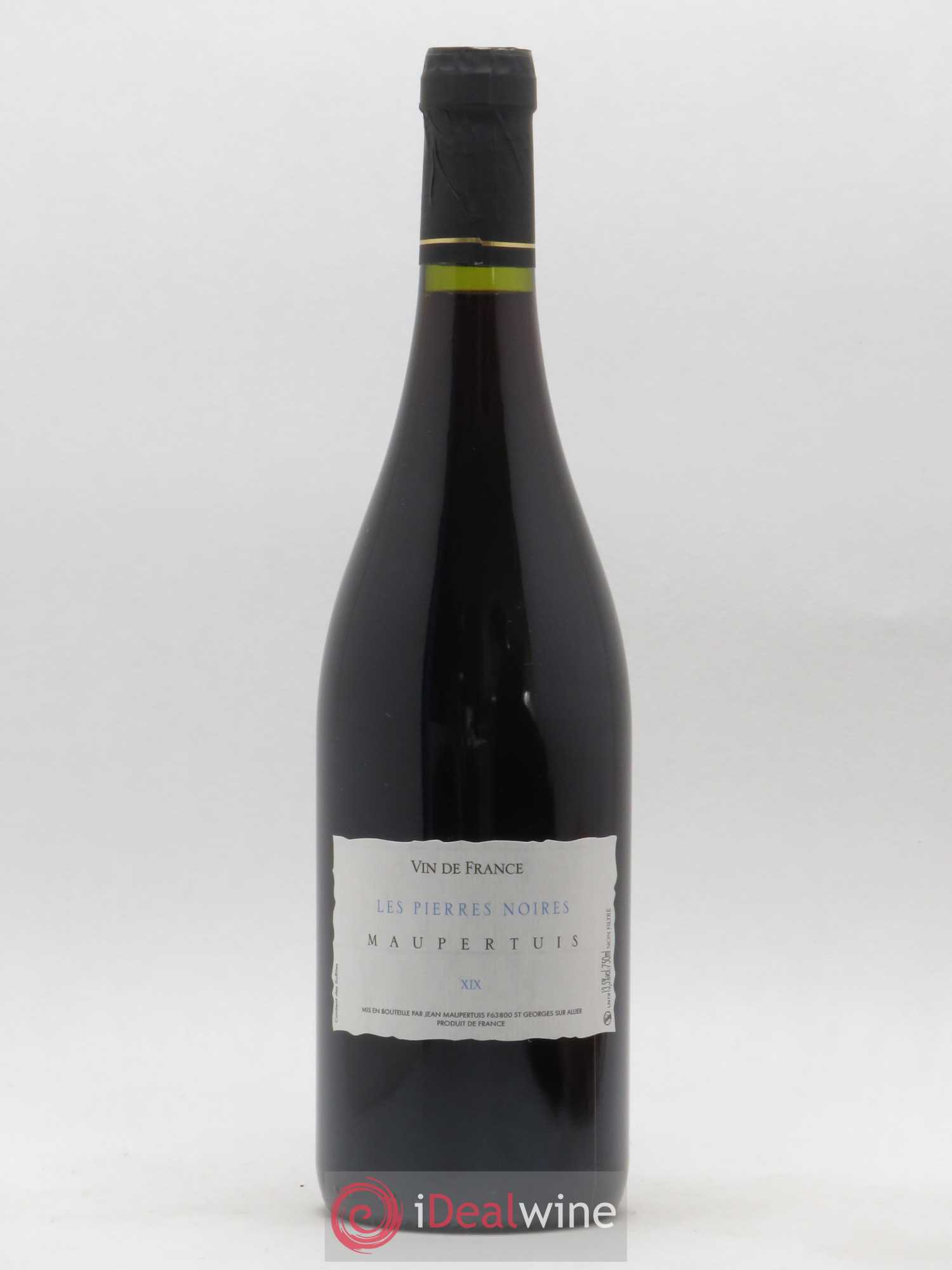 Vin de France Les Pierres Noires Jean Maupertuis 2019 - Lot de 1 bouteille - 0