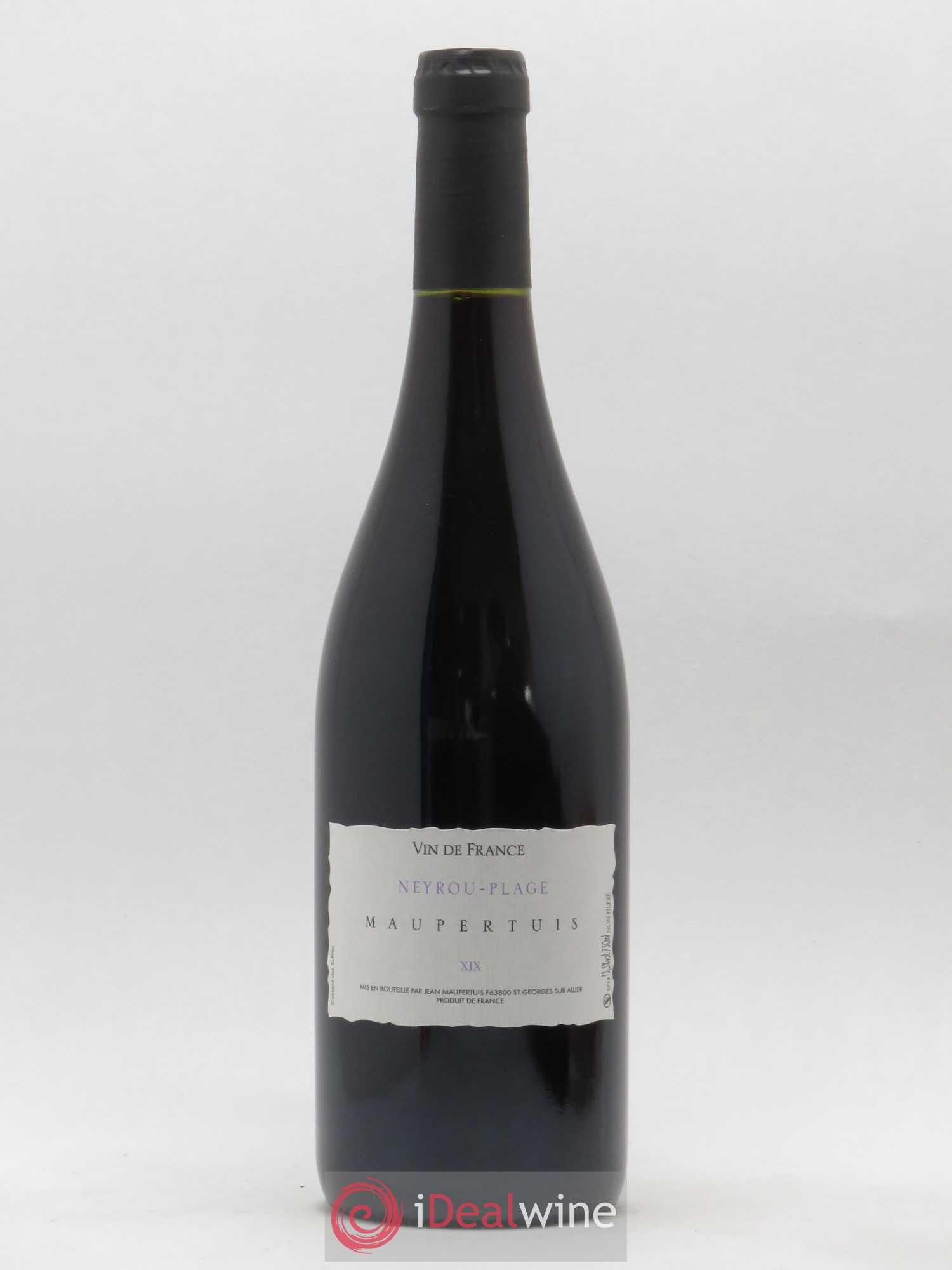 Vin de France Neyrou Plage Jean Maupertuis 2019 - Lot de 1 bouteille - 0