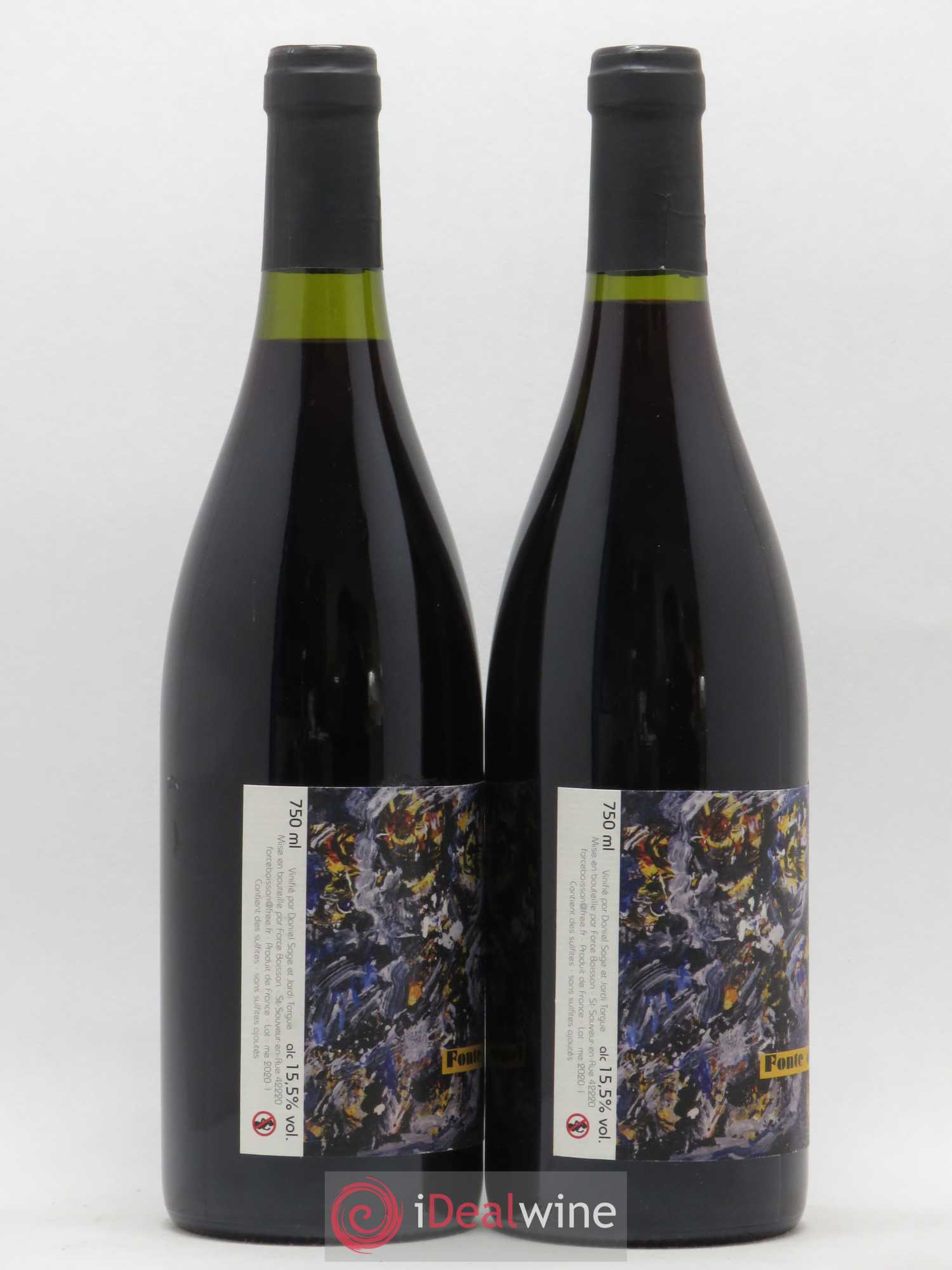 Vin de France Fonte des Neiges Daniel Sage 2019 - Posten von 2 Flaschen - 1