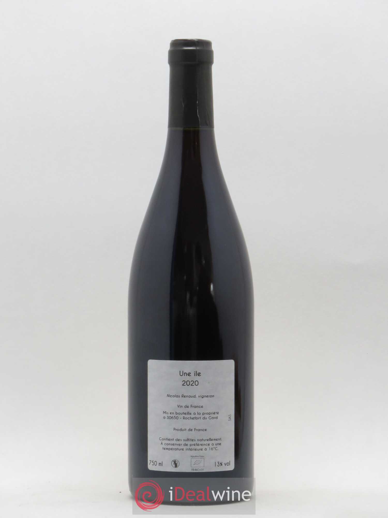 Vin de France Une Ile Clos des Grillons 2020 - Lot de 1 bouteille - 1