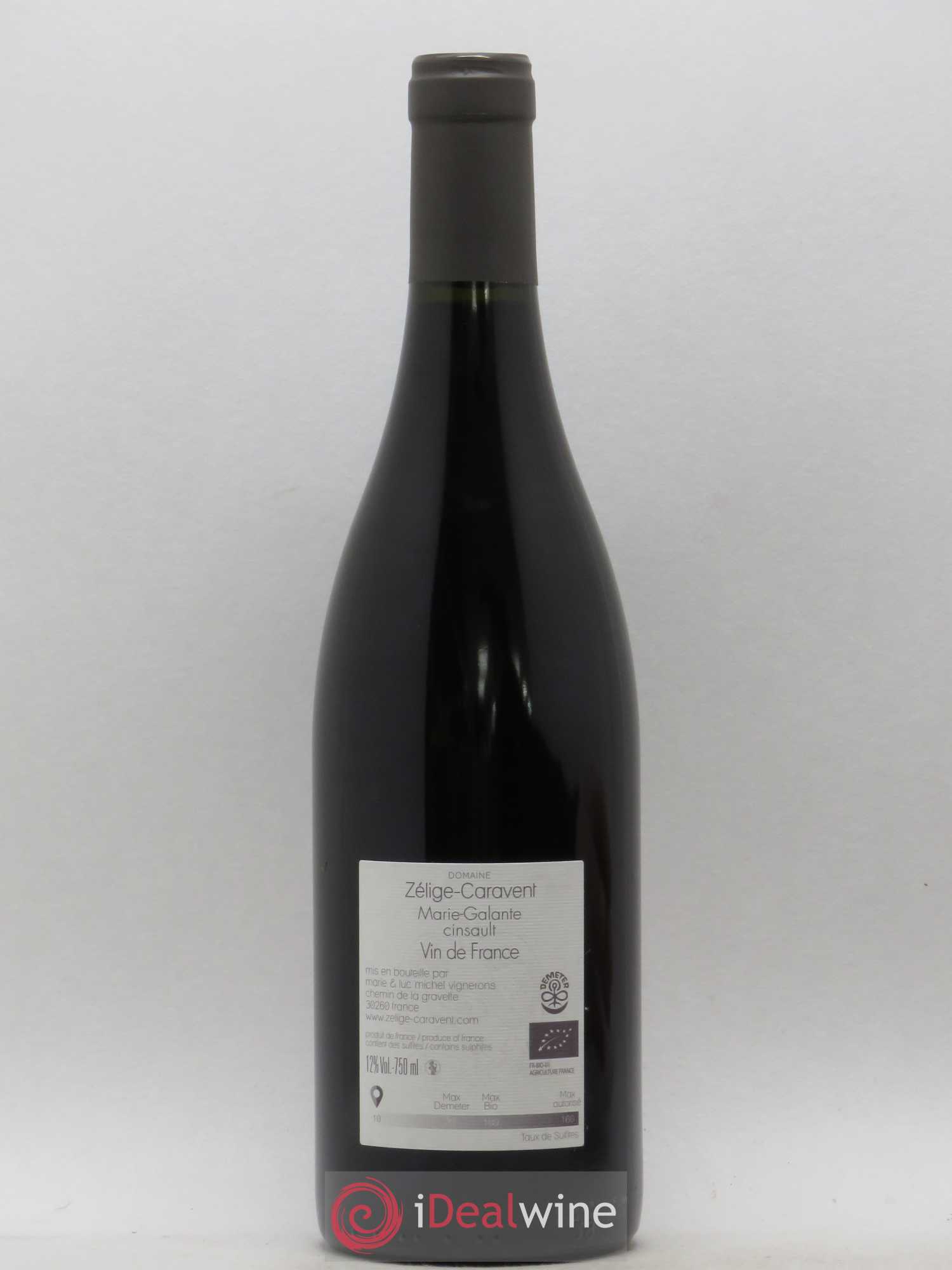 Vin de France Marie Galante Zélige Caravent 2016 - Posten von 1 Flasche - 1
