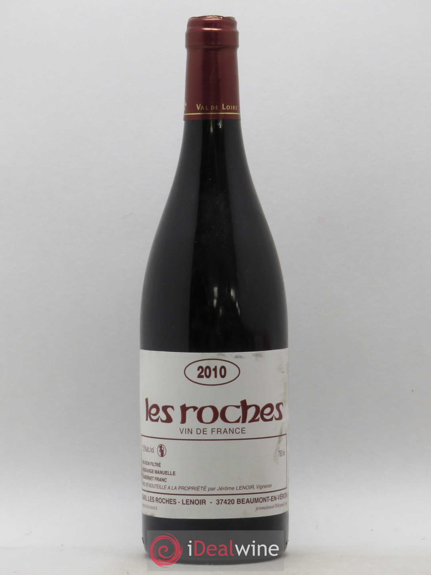 Vin de France Les Roches Domaine Lenoir 2010 - Posten von 1 Flasche - 0