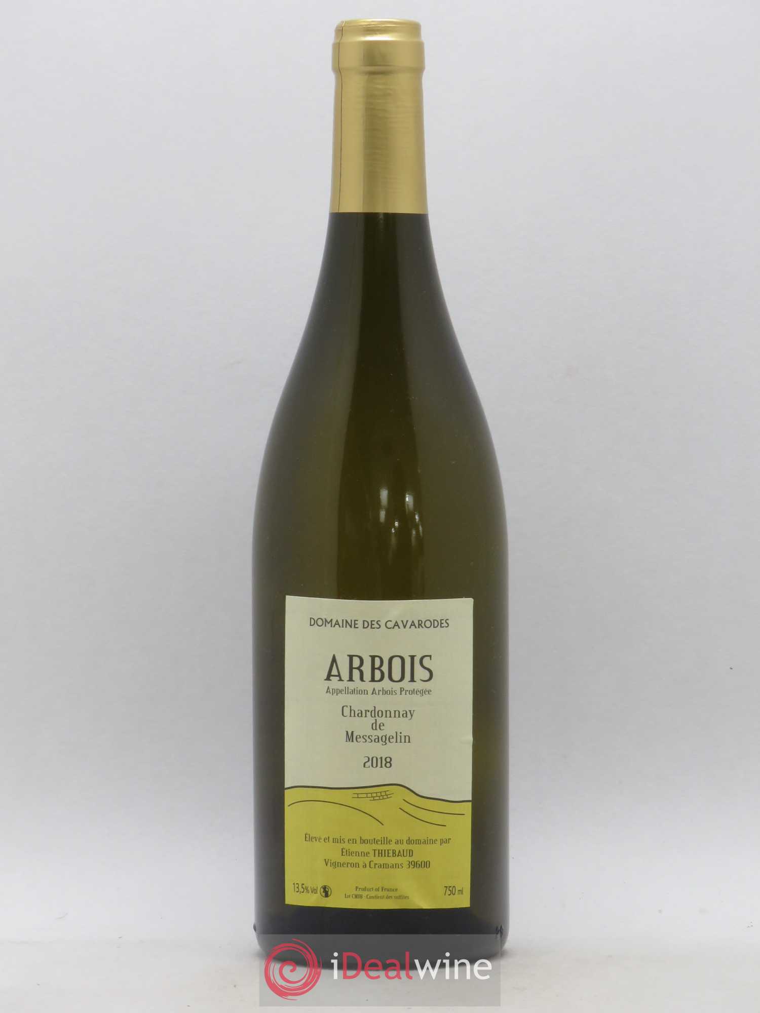 Arbois Chardonnay de Messagelin Domaine des Cavarodes 2018 - Posten von 1 Flasche - 0