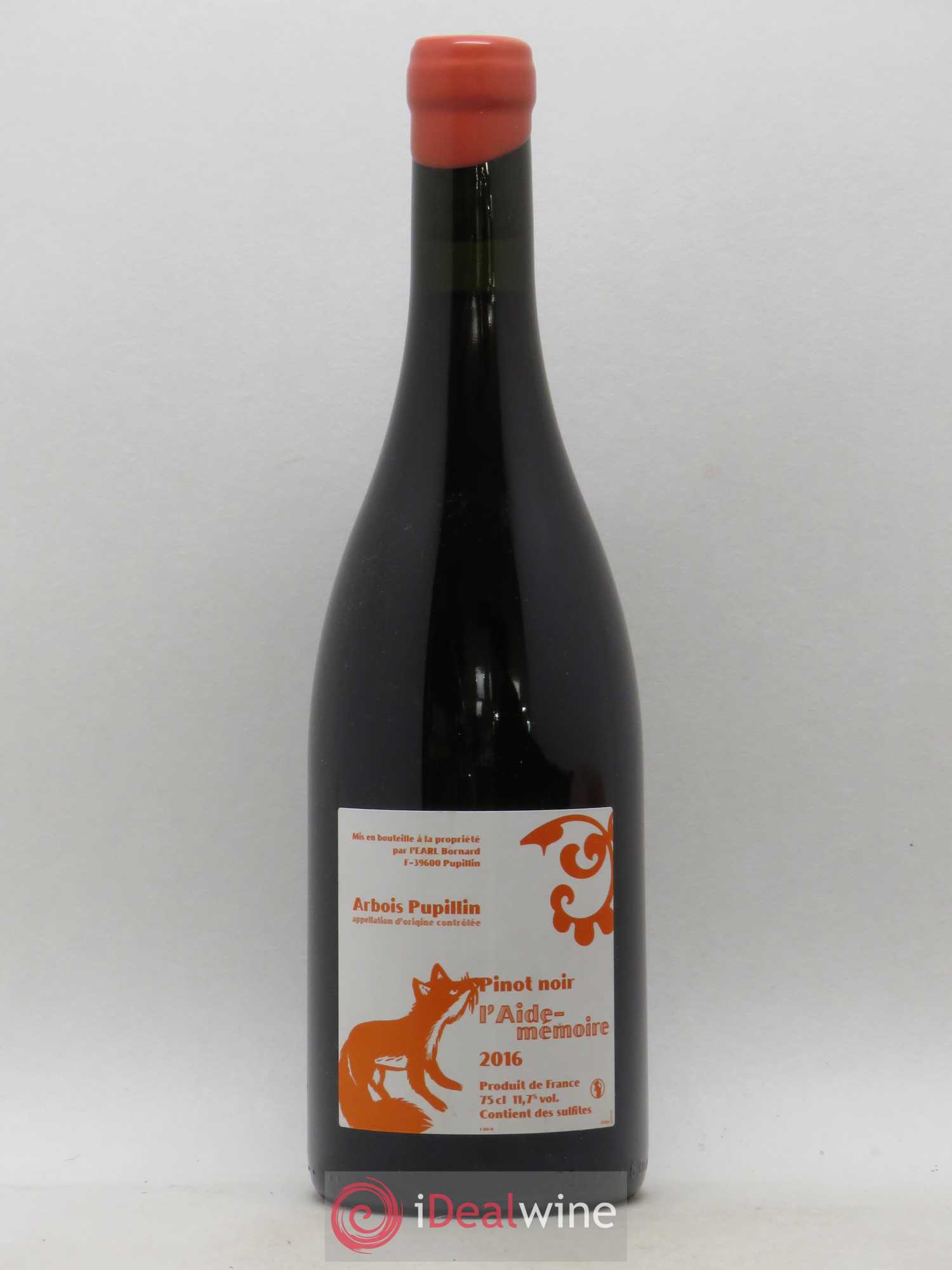 Arbois Pupillin L'Aide Memoire Bornard 2016 - Posten von 1 Flasche - 0
