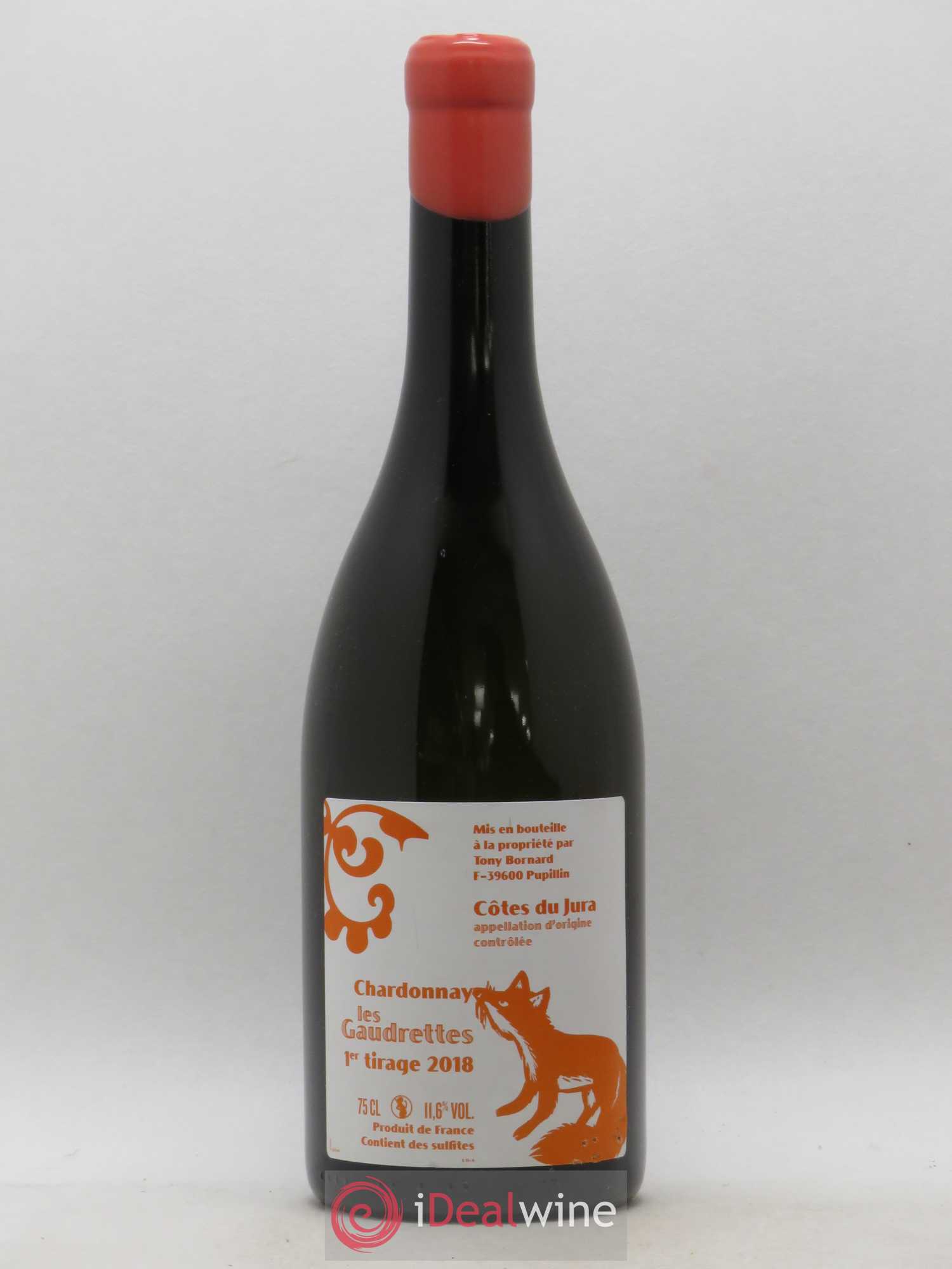 Côtes du Jura Les Gaudrettes 1er Tirage Bornard 2018 - Posten von 1 Flasche - 0