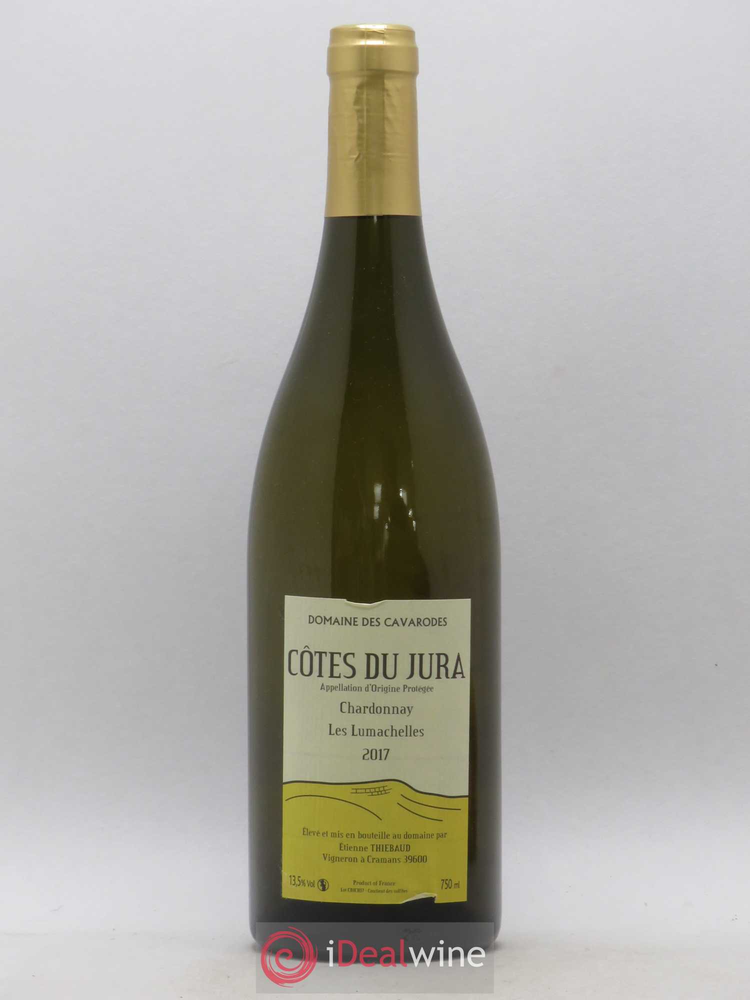 Côtes du Jura Chardonnay Les Lumachelles Cavarodes (Domaine des) - Etienne Thiébaud 2017 - Lot de 1 bouteille - 0