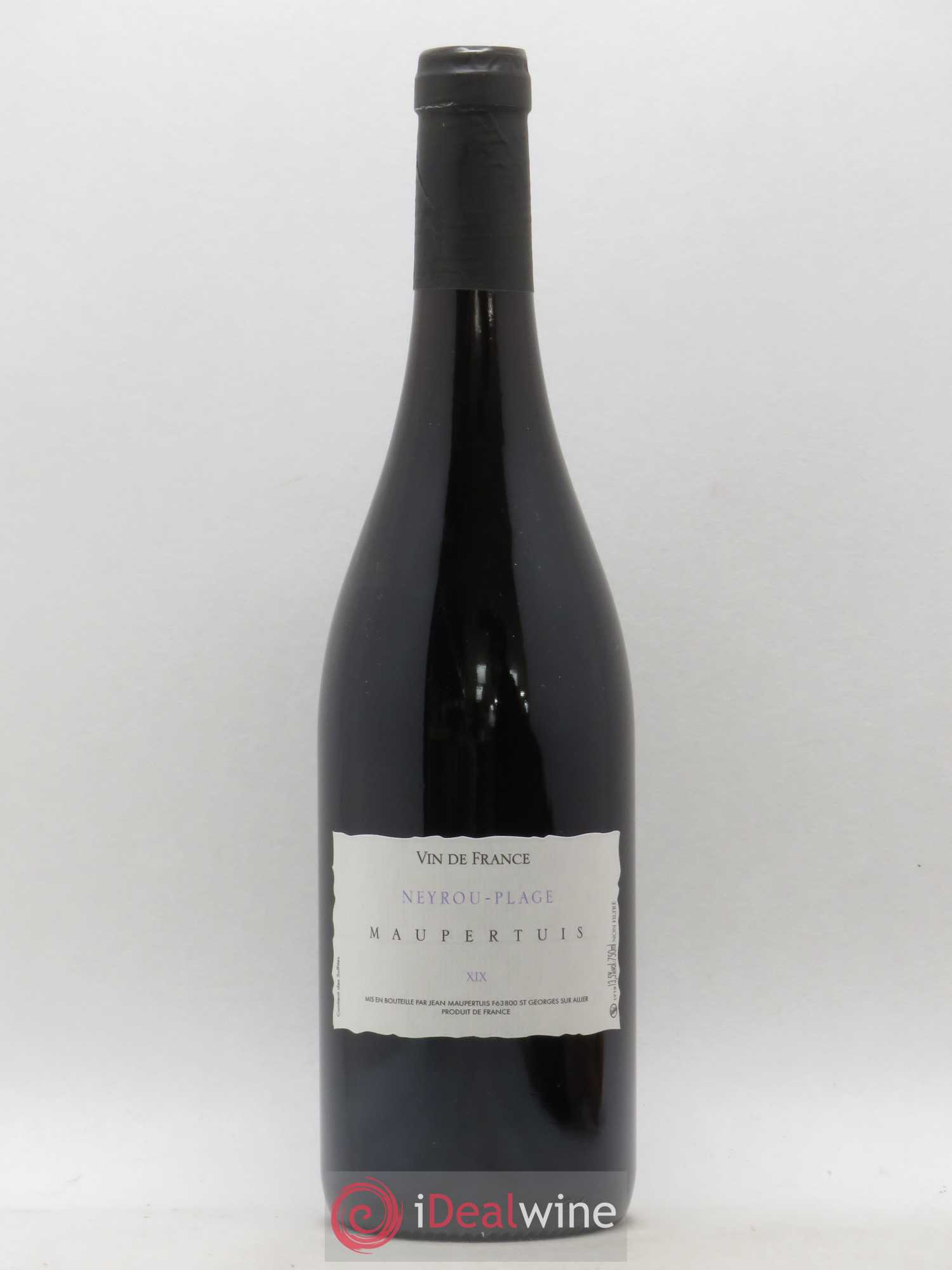 Vin de France Neyrou Plage Jean Maupertuis 2019 - Lot de 1 bouteille - 0