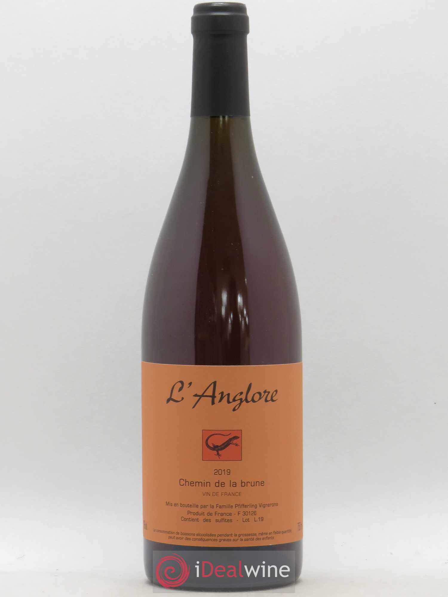 Vin de France Chemin de la brune L'Anglore 2019 - Lot de 1 bouteille - 0