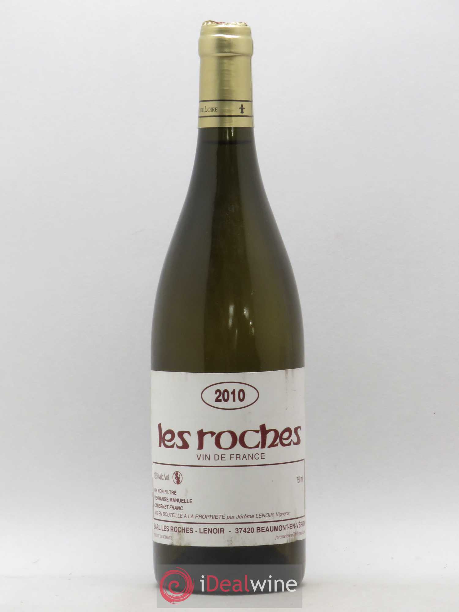Vin de France Les Roches Domaine Lenoir 2010 - Posten von 1 Flasche - 0
