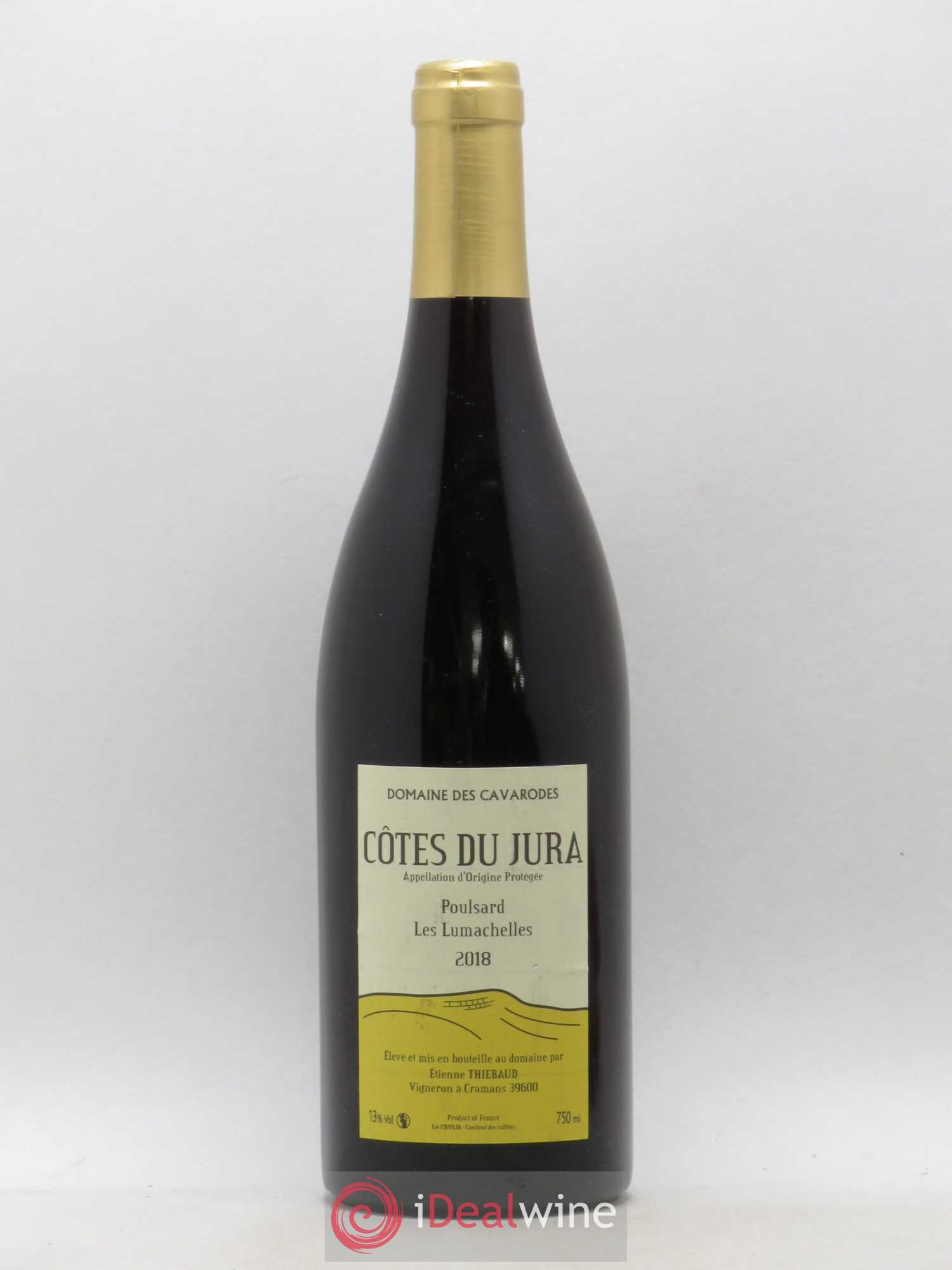 Côtes du Jura Poulsard Les Lumachelles Cavarodes (Domaine des) - Etienne Thiébaud 2018 - Lot de 1 bouteille - 0