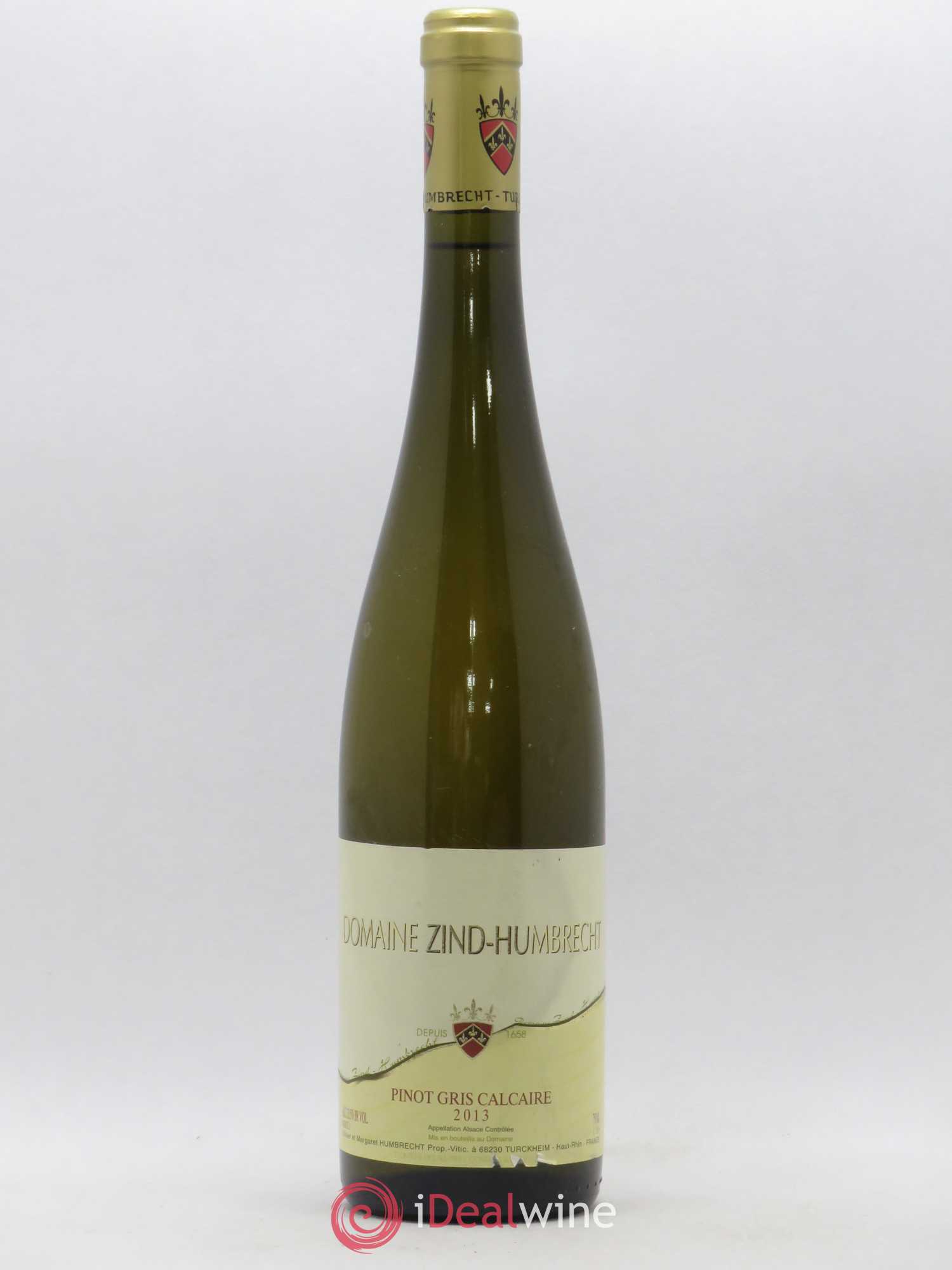 Alsace Pinot Gris Roche Calcaire Zind-Humbrecht (Domaine) 2013 - Lot de 1 bouteille - 0