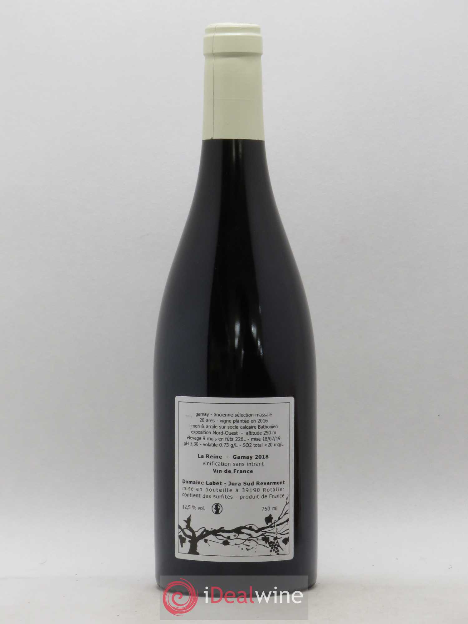 Vin de France Gamay La Reine Labet (Domaine) Ancienne Selection Massale 2018 - Lot de 1 bouteille - 1