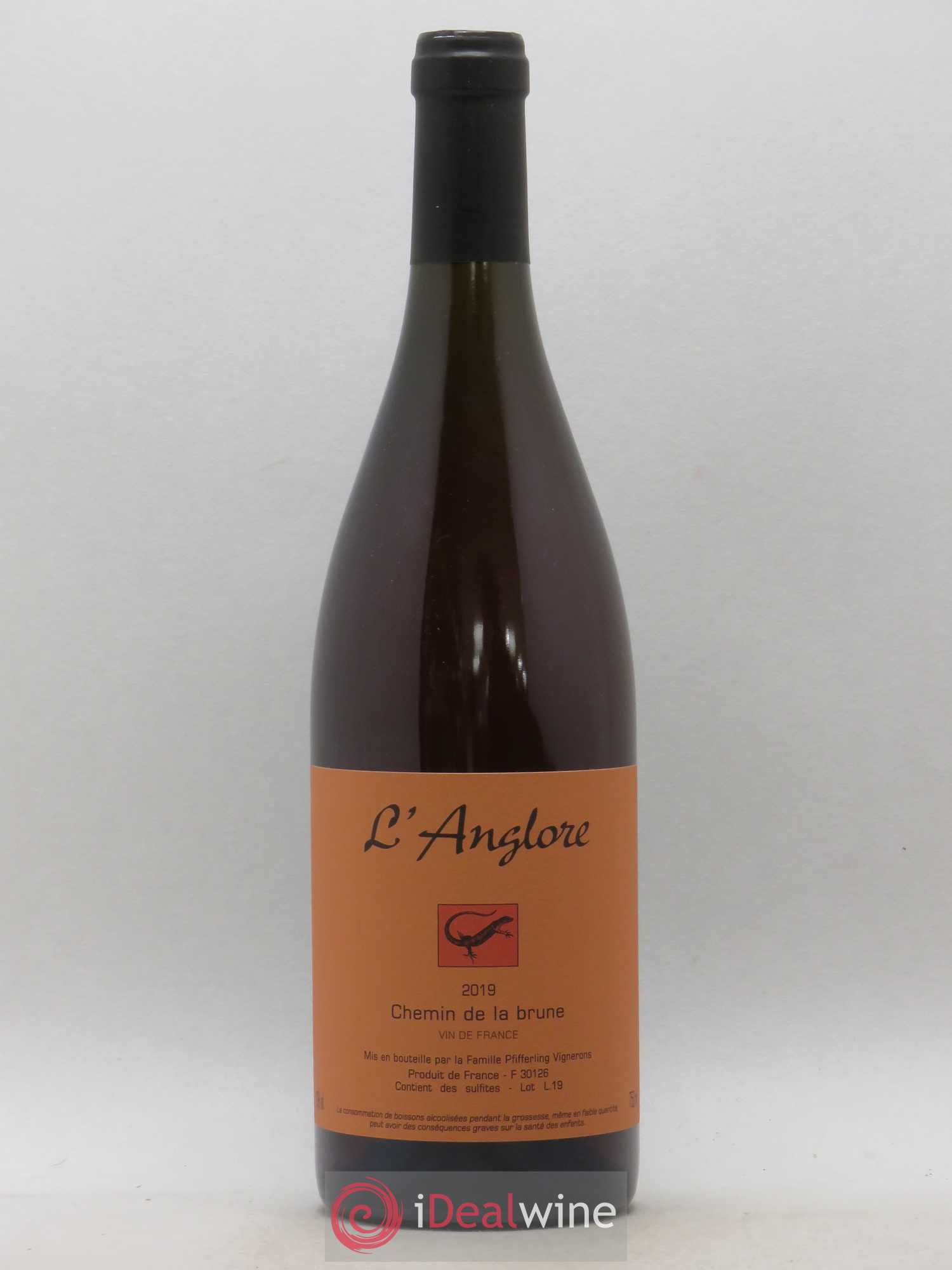 Vin de France Chemin de la brune L'Anglore 2019 - Lot de 1 bouteille - 0