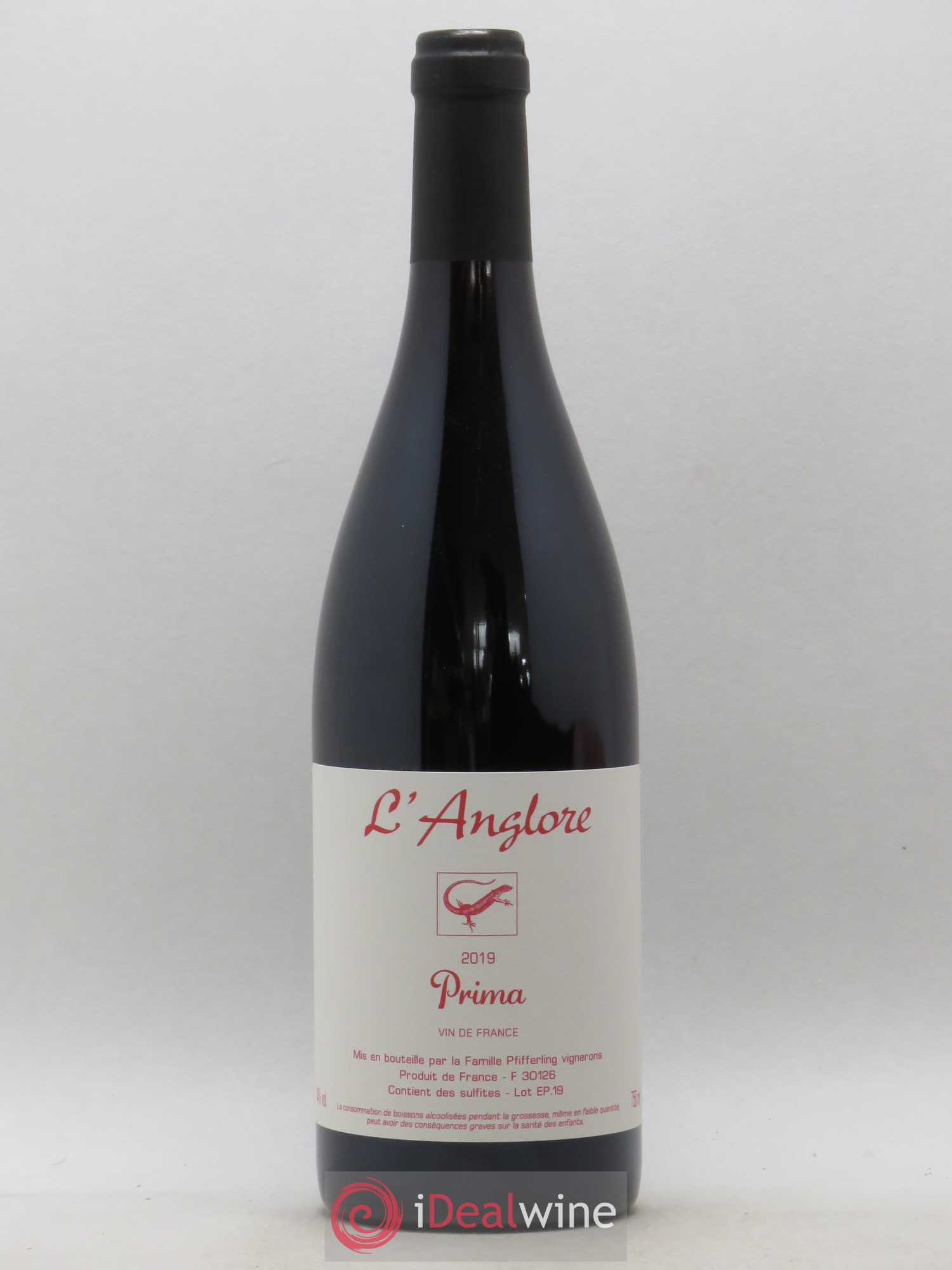 Vin de France Prima L'Anglore 2019 - Lot de 1 bouteille - 0