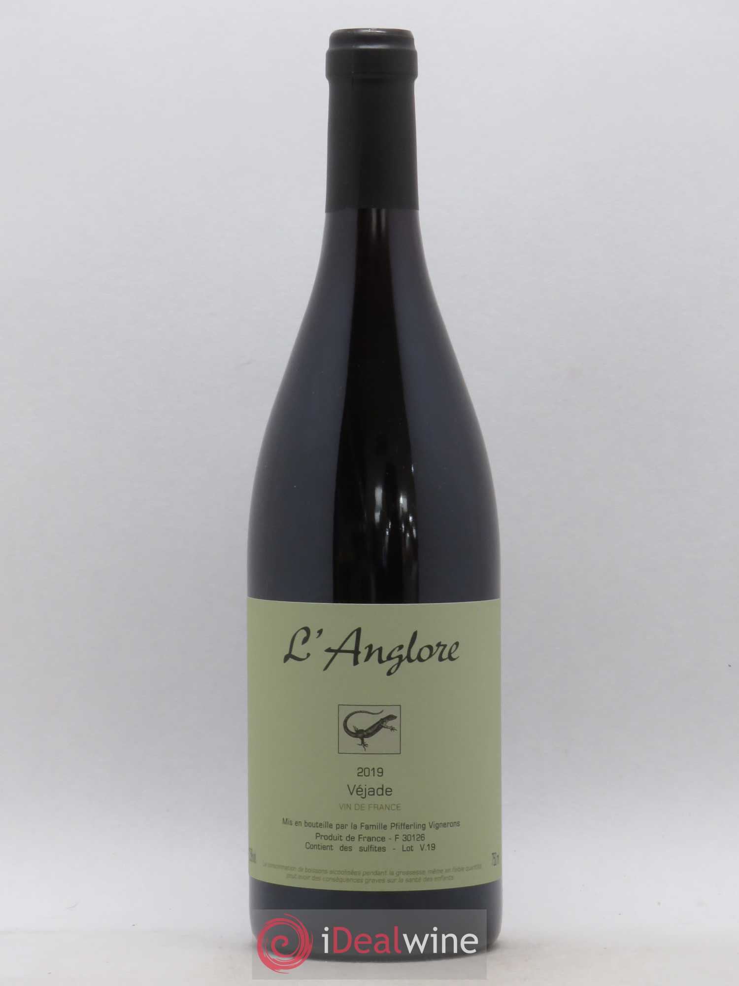 Vin de France Véjade L'Anglore 2019 - Lot de 1 bouteille - 0