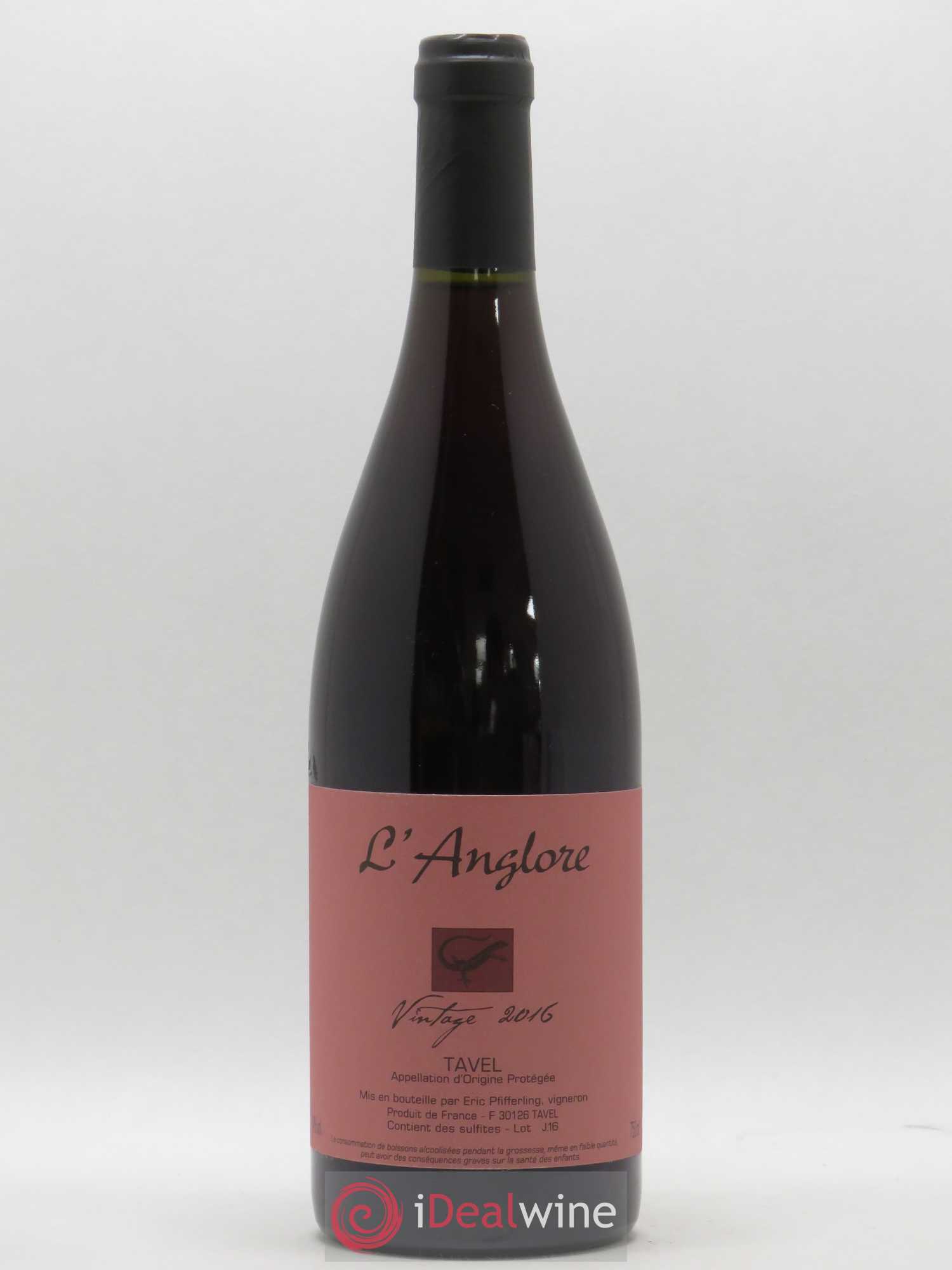 Tavel Vintage L'Anglore 2016 - Lot de 1 bouteille - 0