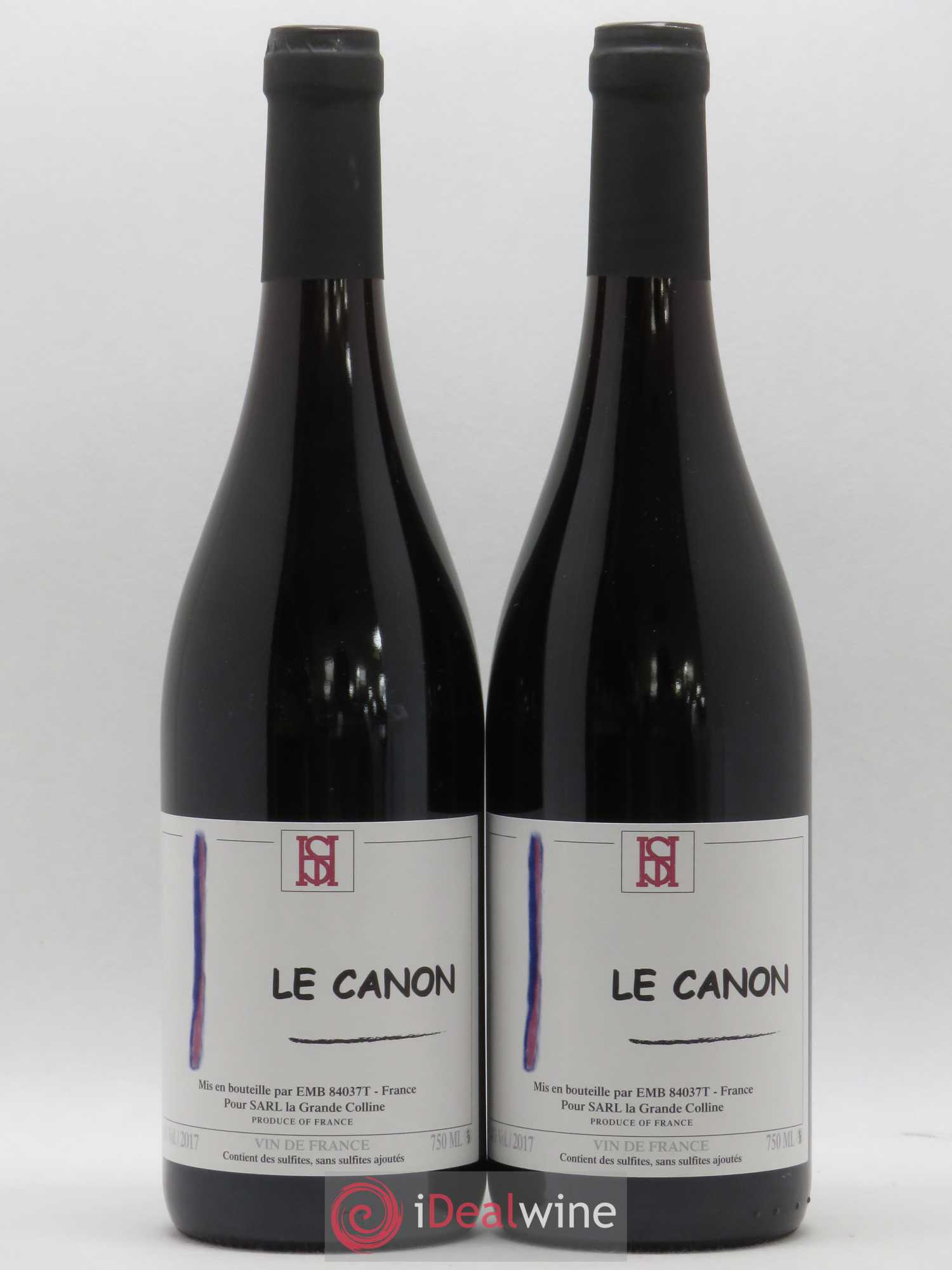 Vin de France Le Canon Hirotake Ooka - Domaine La Grande Colline 2017 - Lot de 2 bouteilles - 0