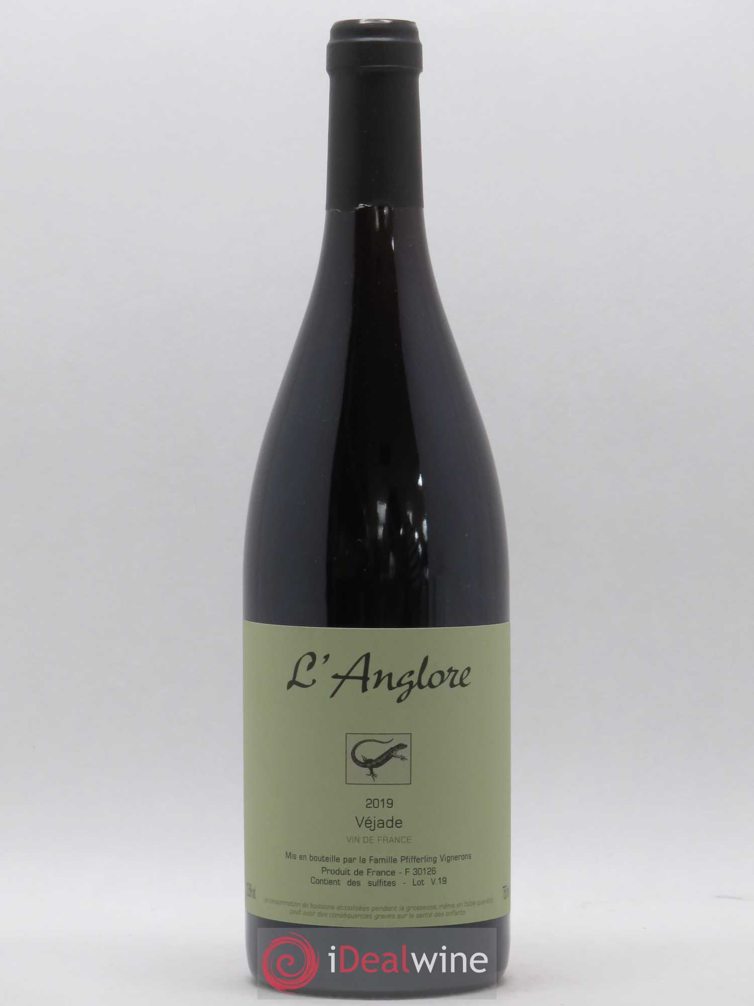 Vin de France Véjade L'Anglore 2019 - Lot de 1 bouteille - 0