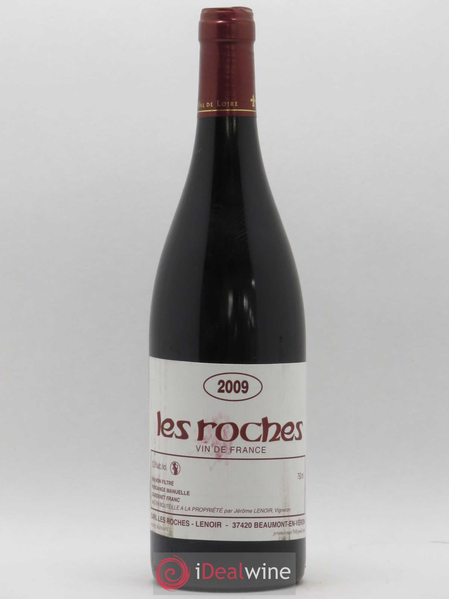 Vin de France Les Roches Lenoir 2009 - Lot de 1 bouteille - 0