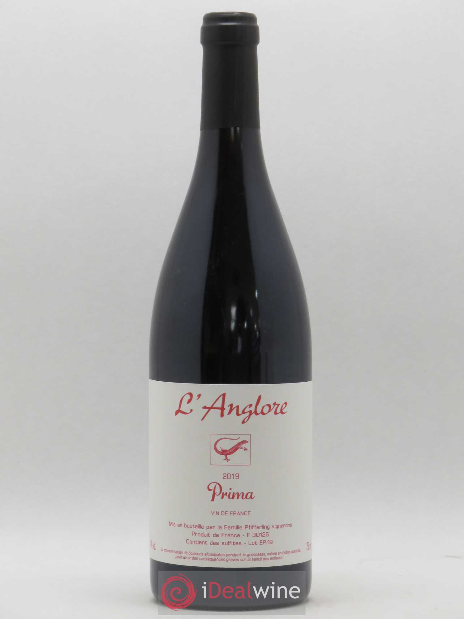 Vin de France Prima L'Anglore 2019 - Lot de 1 bouteille - 0