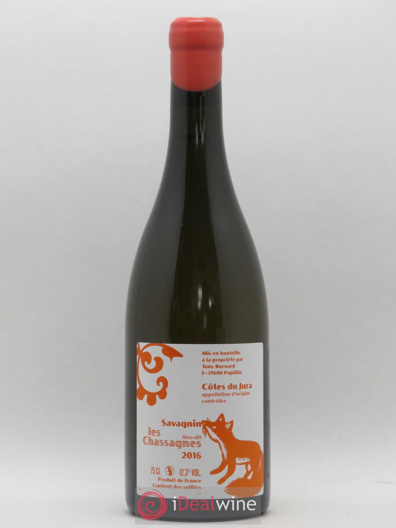 Côtes du Jura Savagnin Les Chassagnes Bornard 2016 - Posten von 1 Flasche - 0