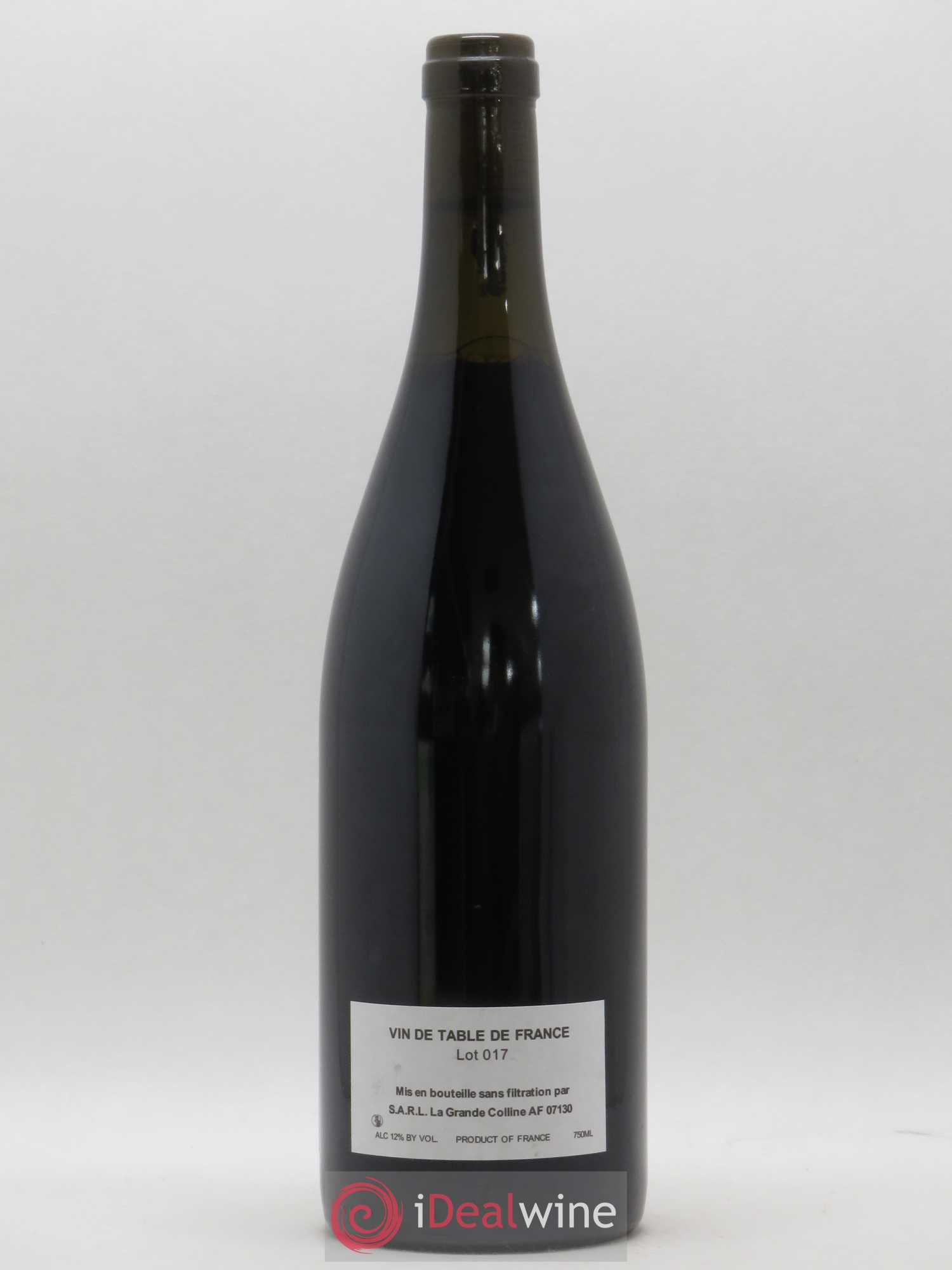 Vin de France (Ex Cornas) Hirotake Ooka - Domaine La Grande Colline 2017 - Lot de 1 bouteille - 1