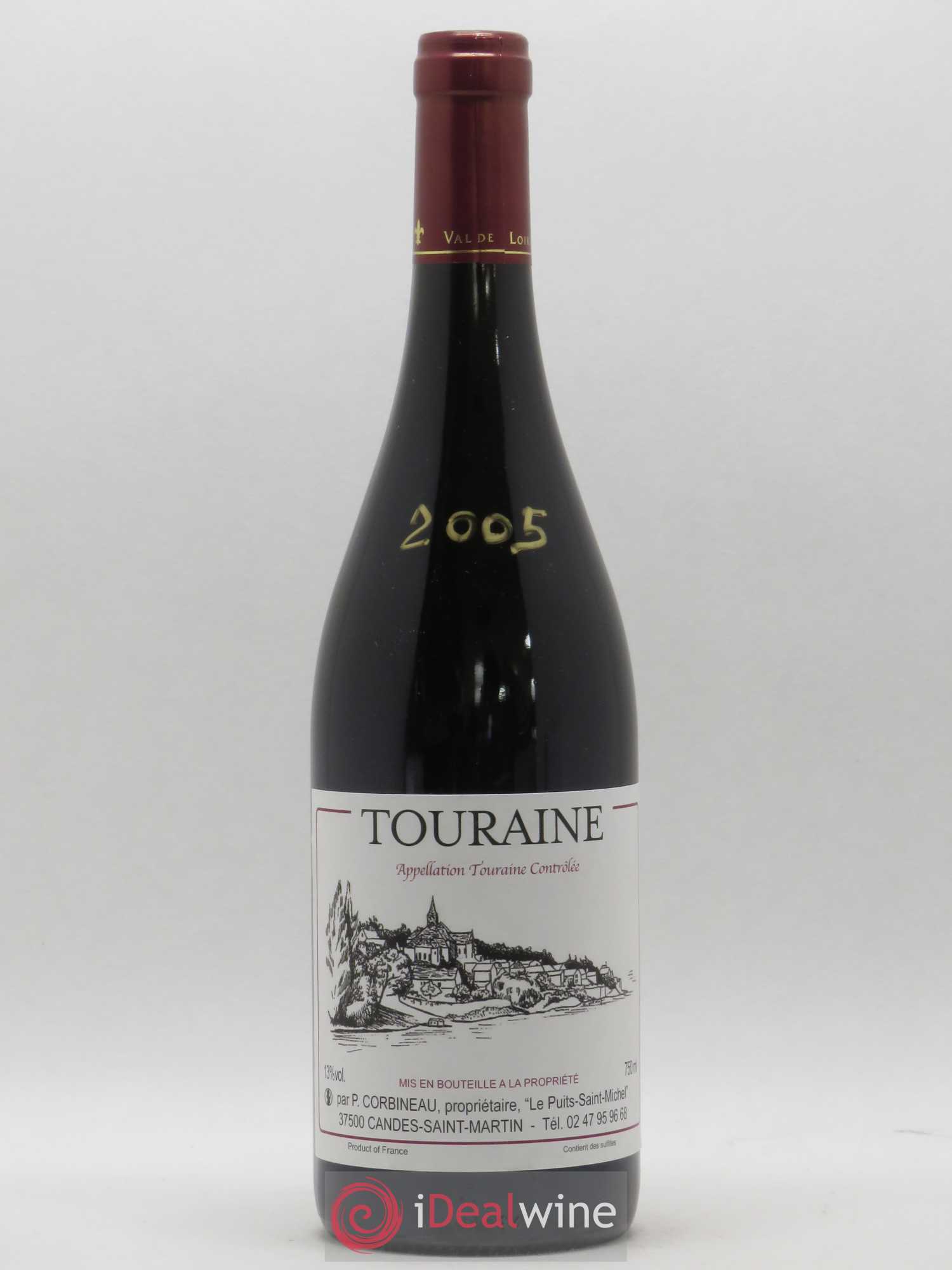 Touraine Patrick Corbineau 2005 - Lot de 1 bouteille - 0