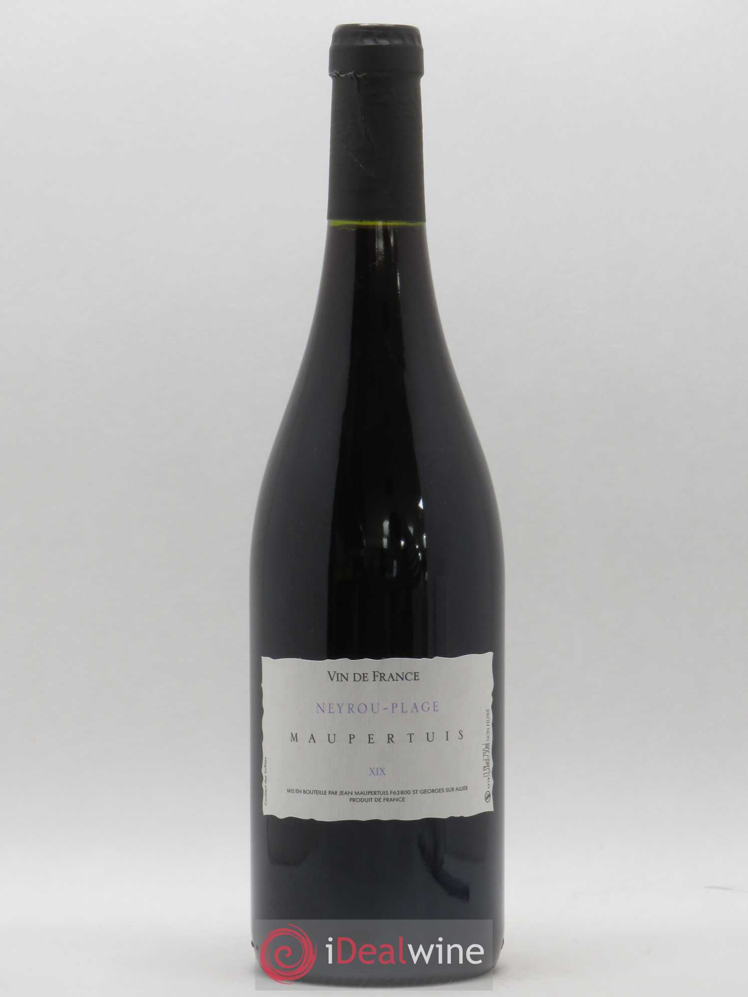 Vin de France Neyrou Plage Jean Maupertuis 2019 - Lot de 1 bouteille - 0