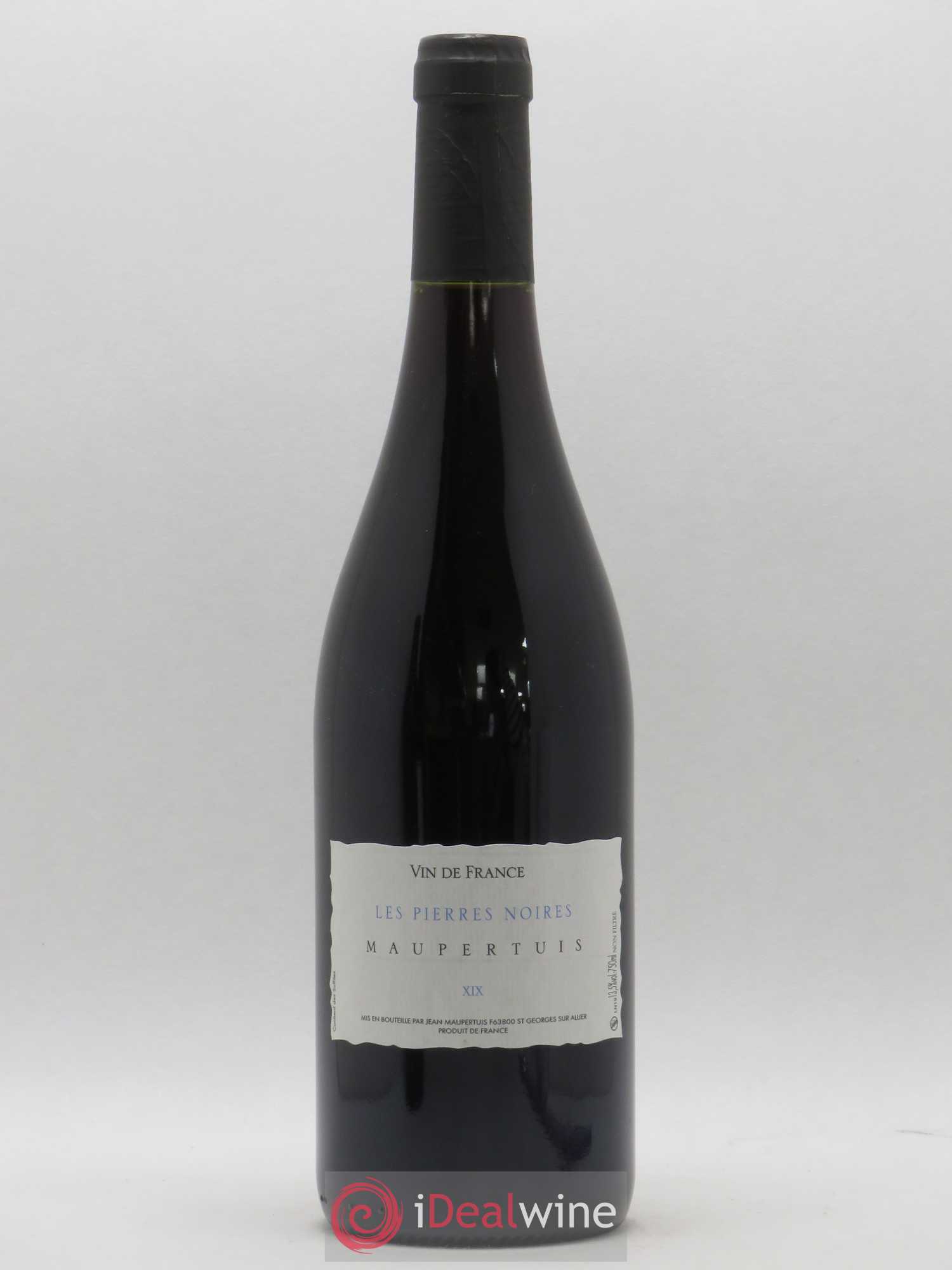 Vin de France Les Pierres Noires Jean Maupertuis 2019 - Lot de 1 bouteille - 0