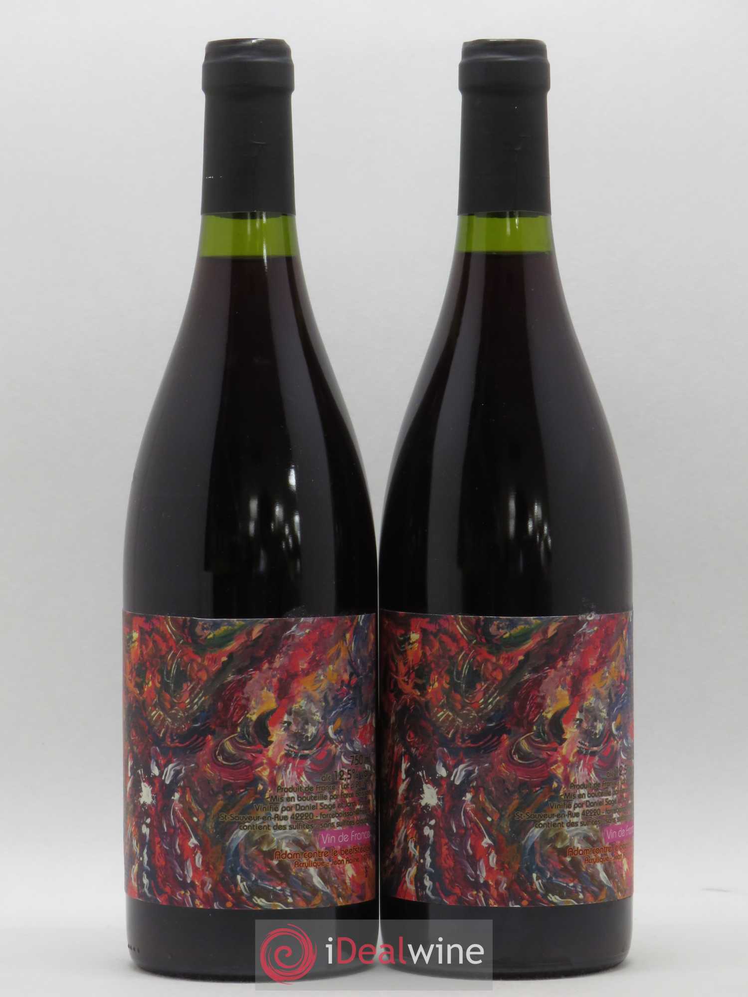 Vin de France Adam Contre le Beefsteak Daniel Sage 2018 - Lot de 2 bouteilles - 0