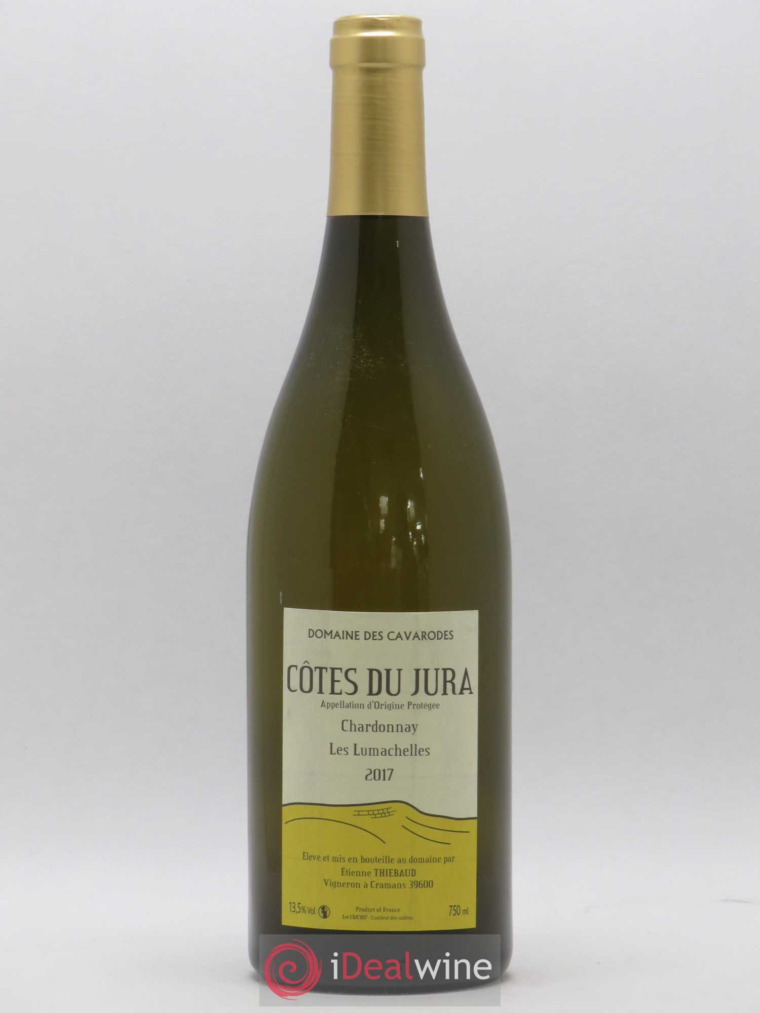 Côtes du Jura Chardonnay Les Lumachelles Cavarodes (Domaine des) - Etienne Thiébaud 2017 - Lot de 1 bouteille - 0