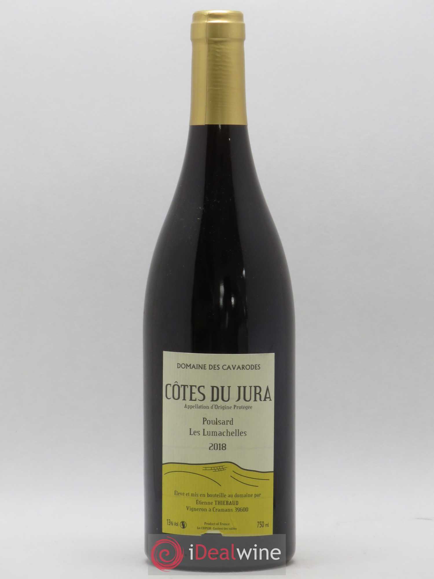 Côtes du Jura Poulsard Les Lumachelles Cavarodes (Domaine des) - Etienne Thiébaud 2018 - Lot de 1 bouteille - 0
