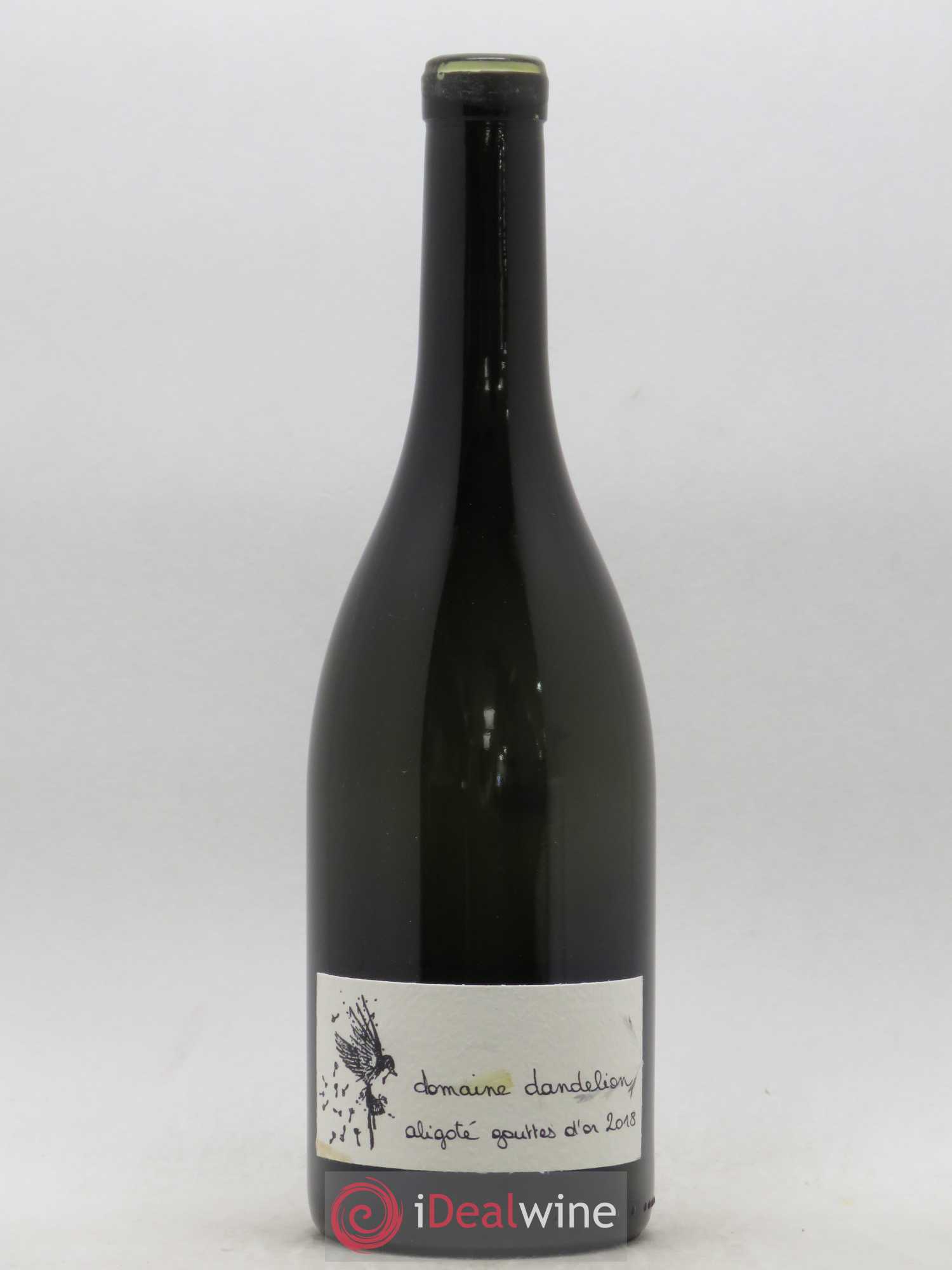 Bourgogne aligoté Gouttes d'or Domaine Dandelion 2018 - Posten von 1 Flasche - 0