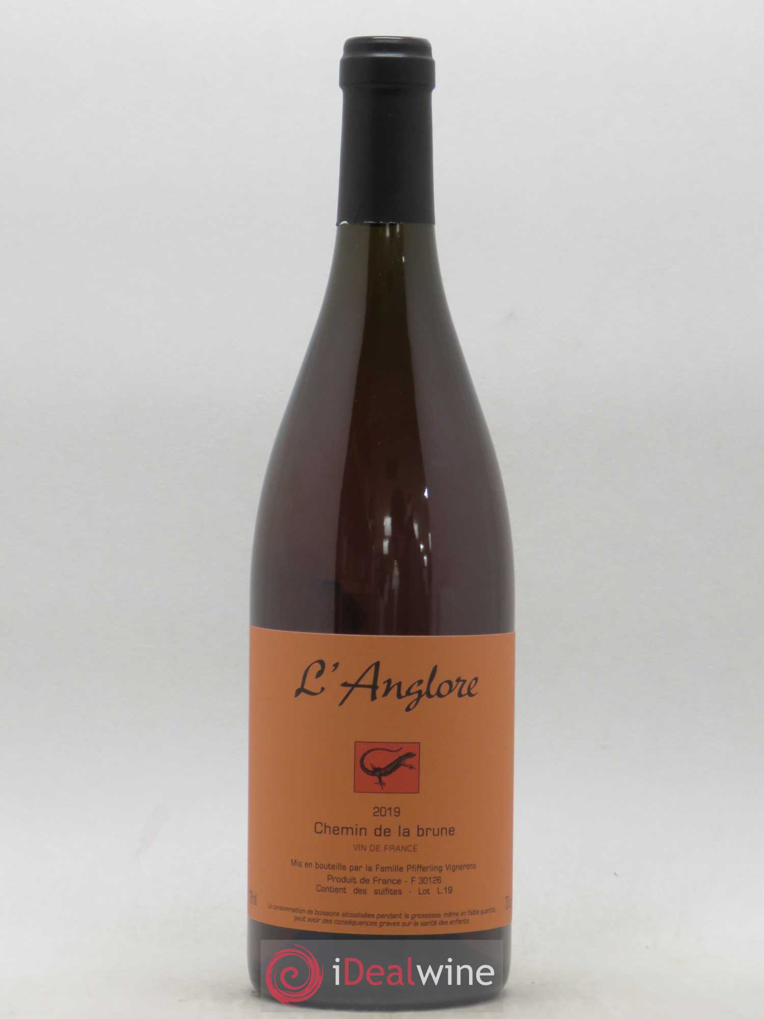 Vin de France Chemin de la brune L'Anglore 2019 - Lot de 1 bouteille - 0