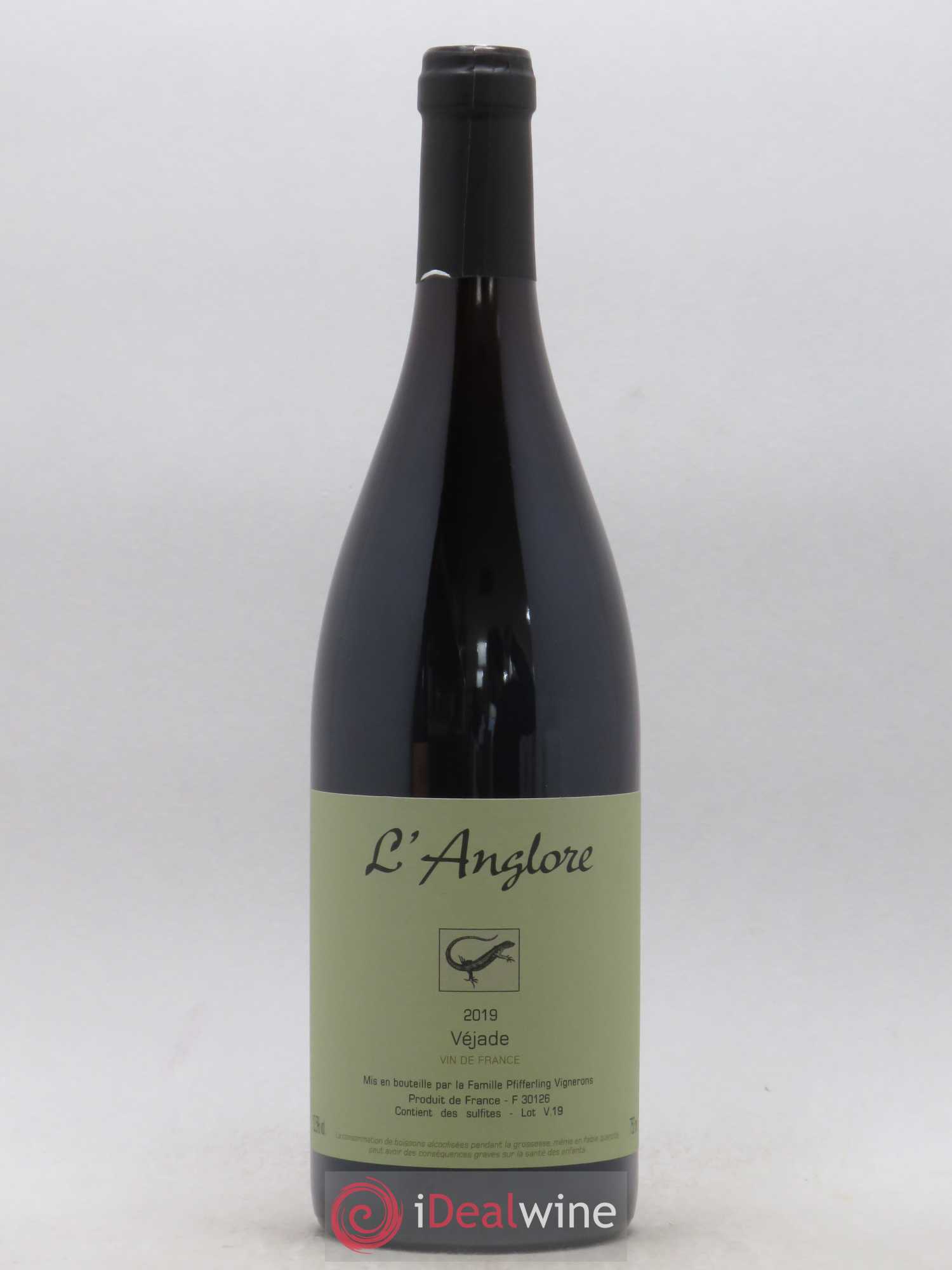 Vin de France Véjade L'Anglore 2019 - Lot de 1 bouteille - 0