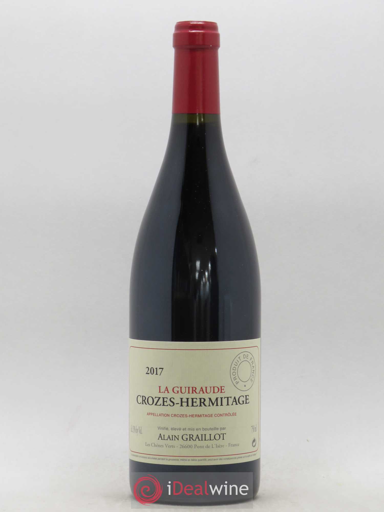 Crozes-Hermitage La Guiraude Domaine Graillot 2017 - Lot de 1 bouteille - 0