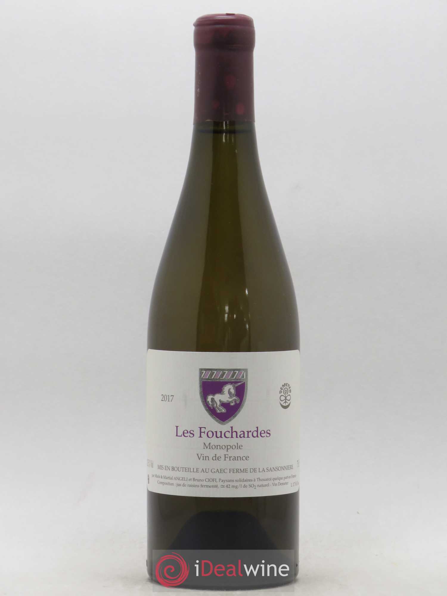 Vin de France Les Fouchardes Mark Angeli (Domaine) - Ferme de la Sansonnière 2017 - Lot de 1 bouteille - 0