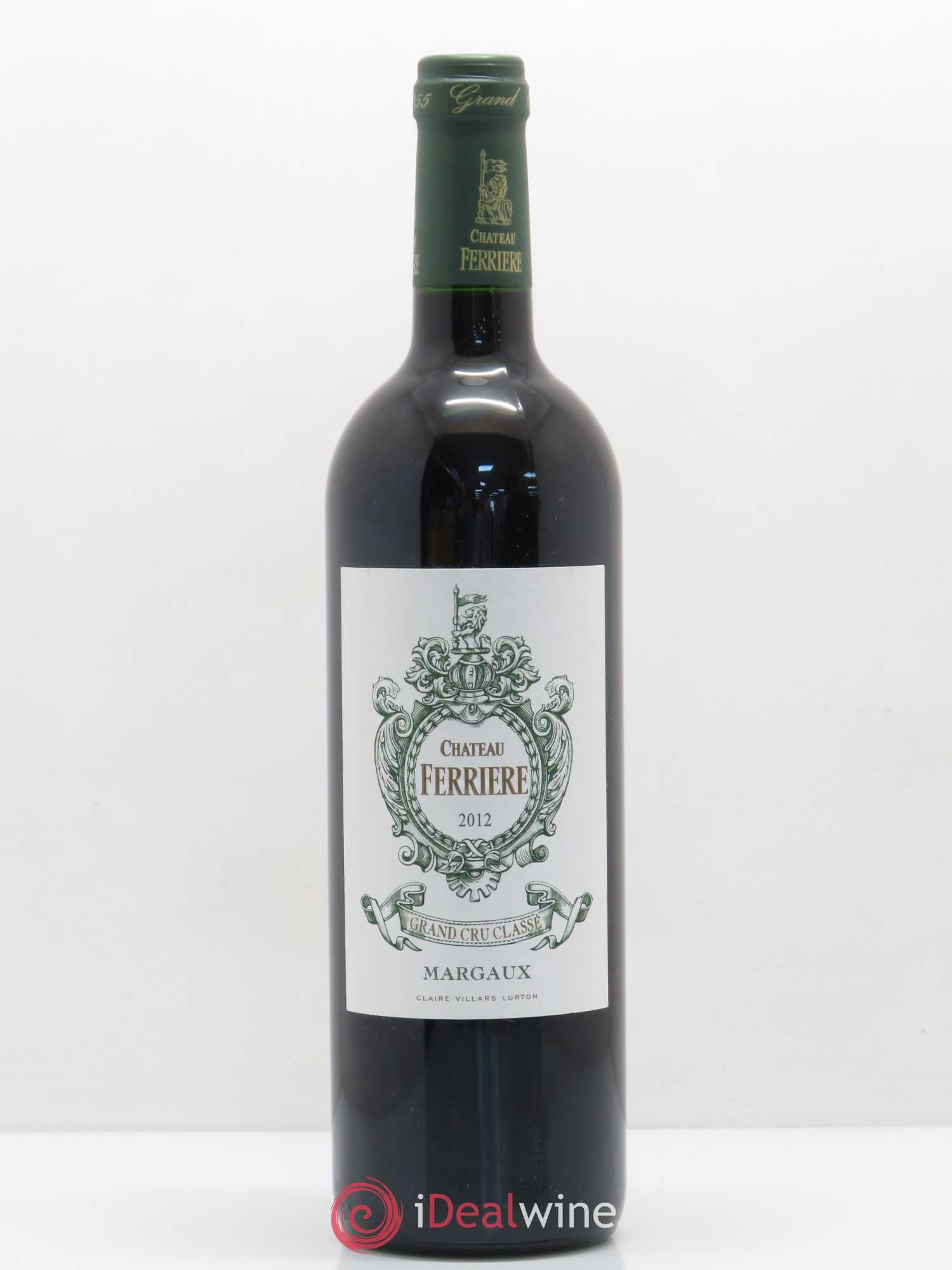 Château Ferrière 3ème Grand Cru Classé 2012 - Lot de 1 bouteille - 0