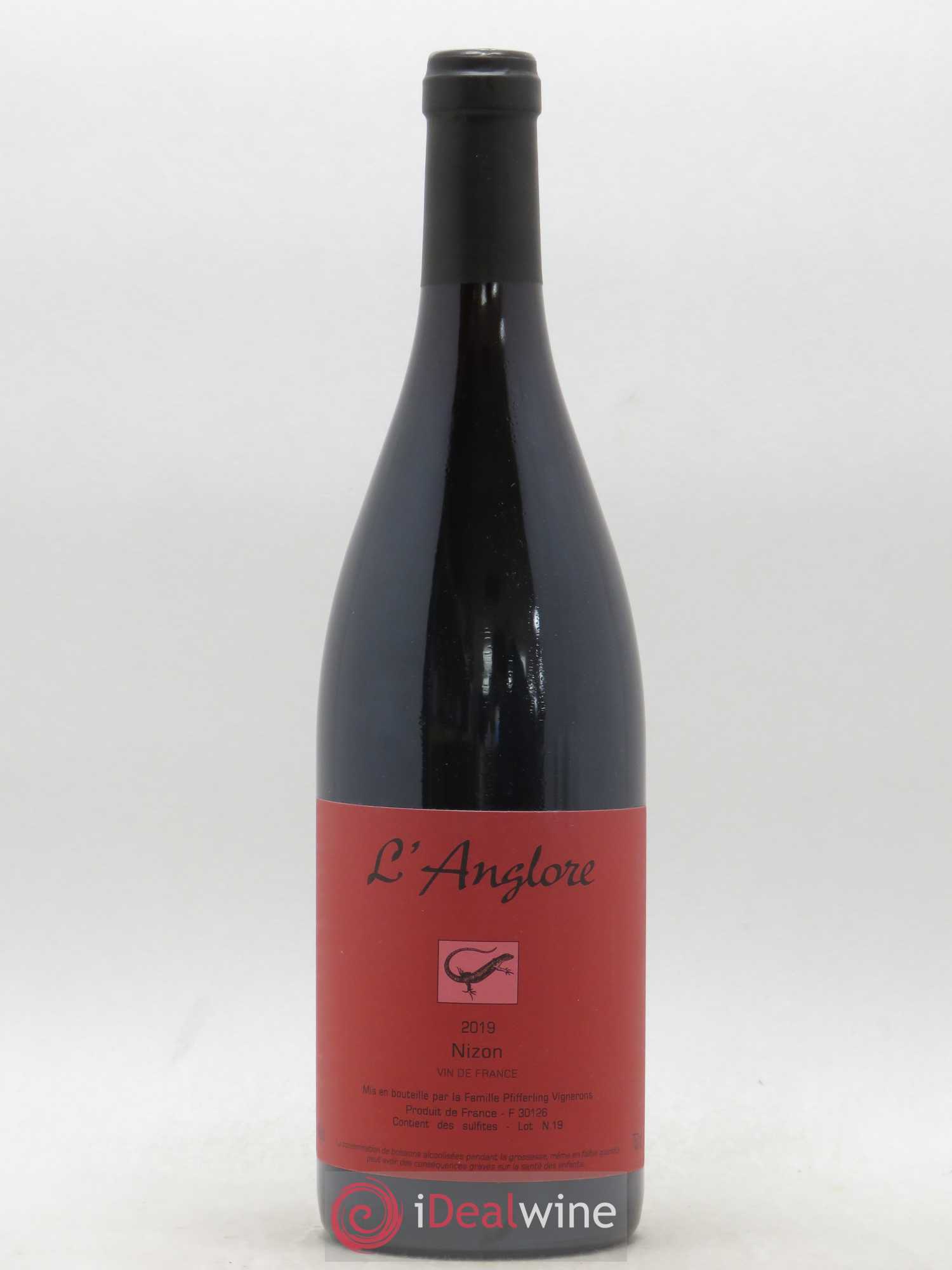Vin de France Nizon L'Anglore 2019 - Lot de 1 bouteille - 0