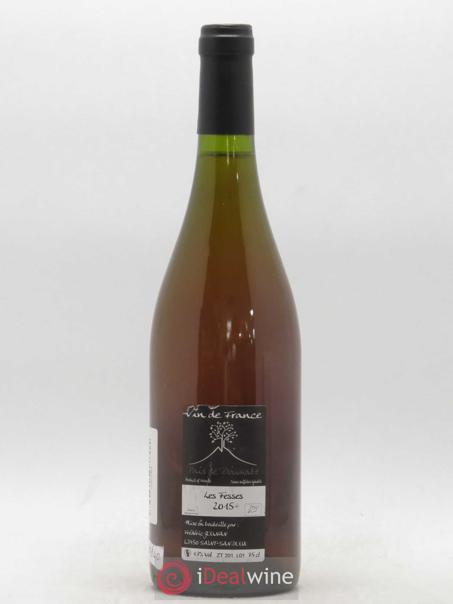 Vin de France Les Fesses Vignoble de l'Arbre Blanc 2015 - Lot de 1 bouteille - 1